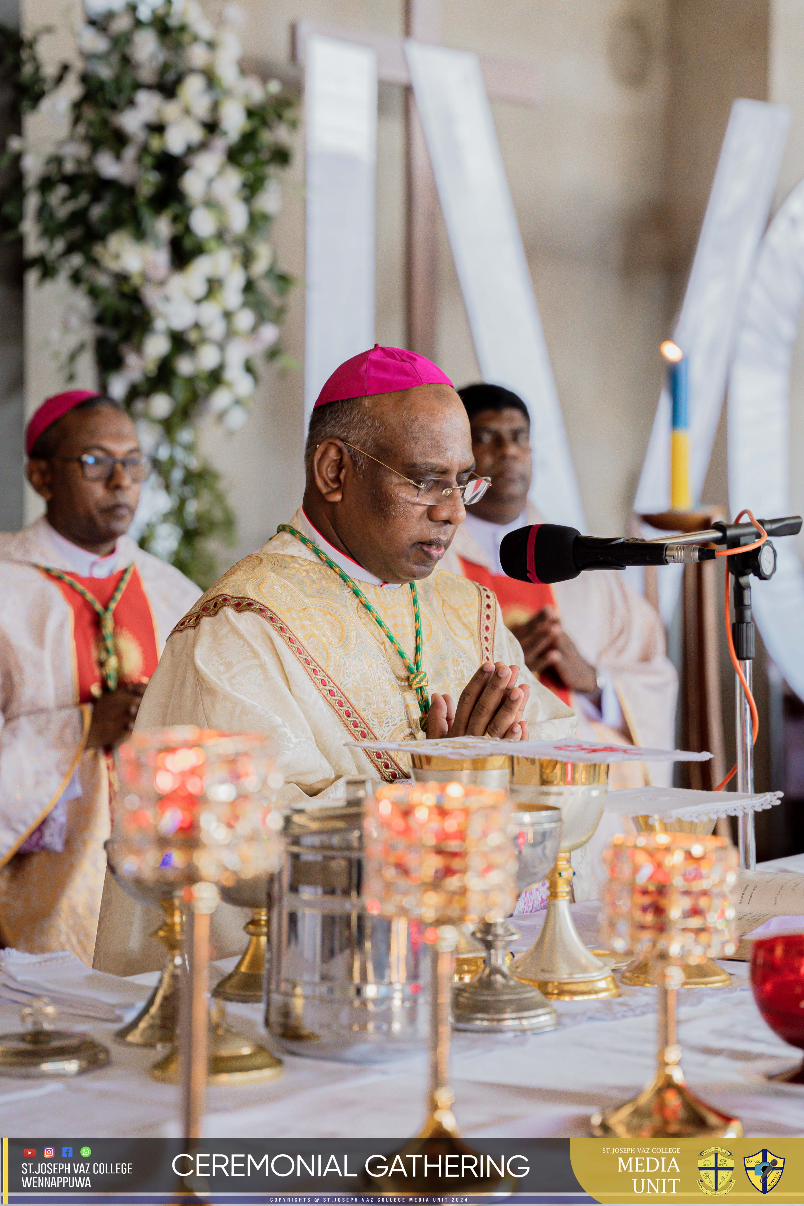 Ceremonial Gathering - Granite Jubilee Fiesta - St. Joseph Vaz College - Wennappuwa - Sri Lanka