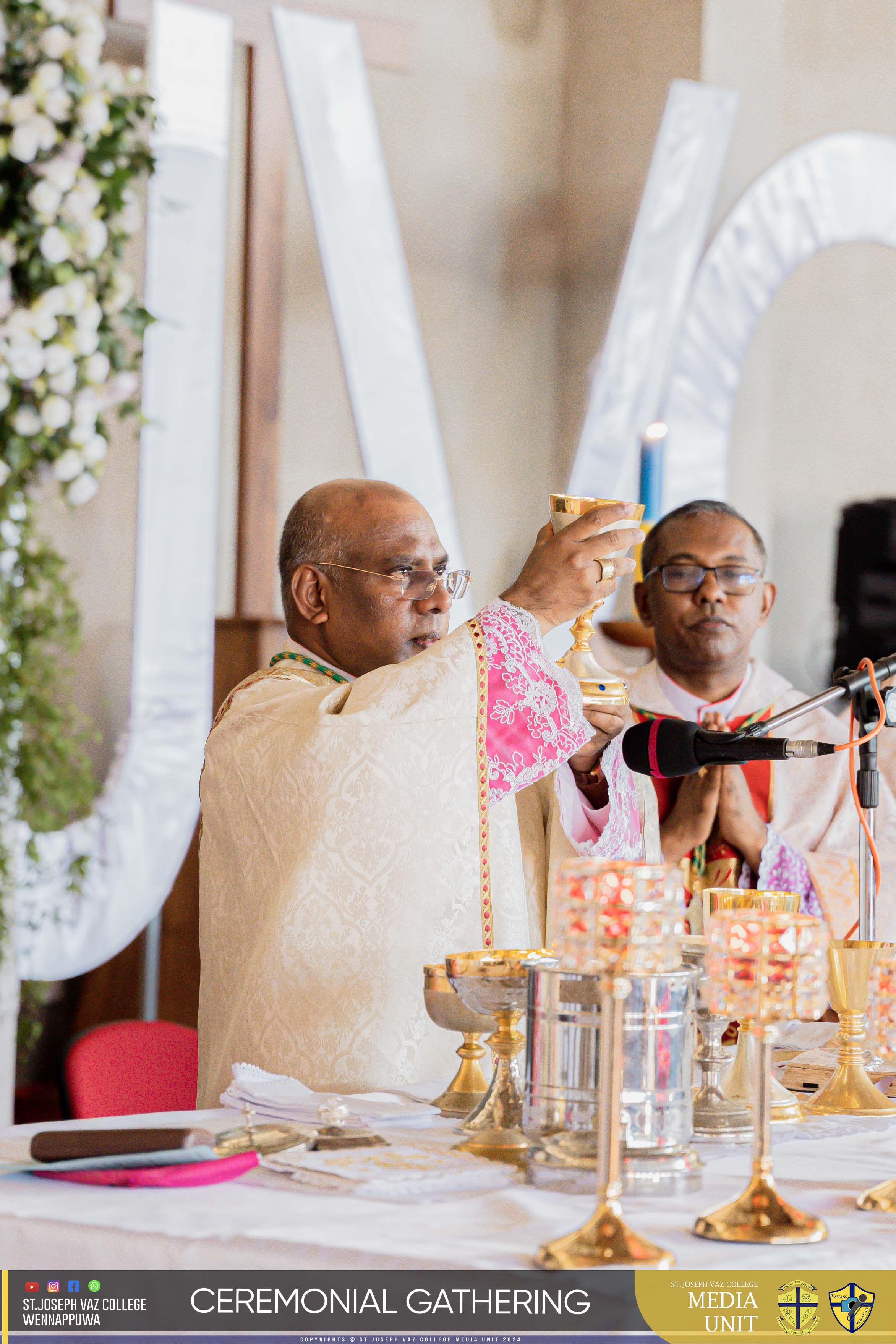 Ceremonial Gathering - Granite Jubilee Fiesta - St. Joseph Vaz College - Wennappuwa - Sri Lanka