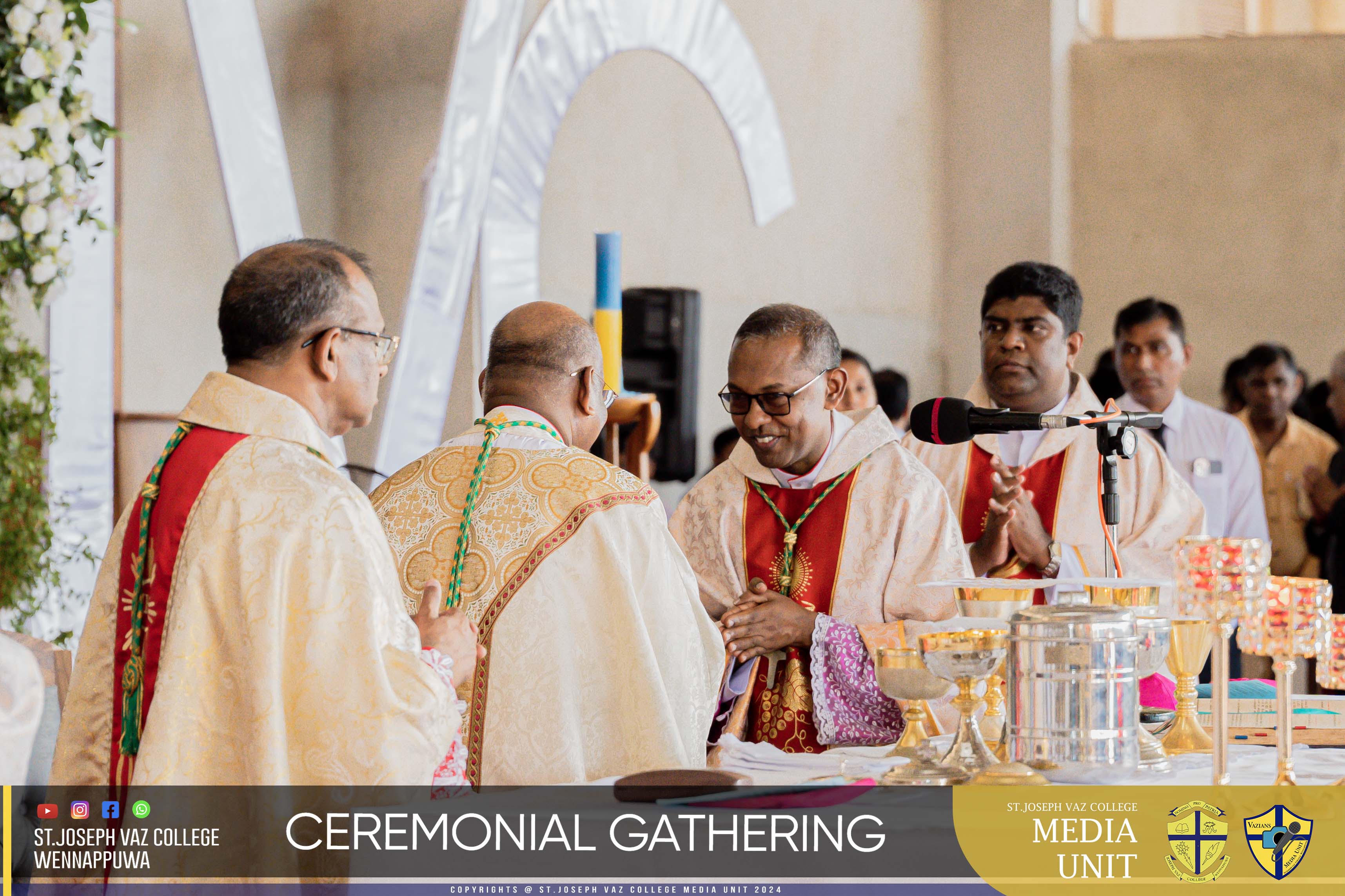 Ceremonial Gathering - Granite Jubilee Fiesta - St. Joseph Vaz College - Wennappuwa - Sri Lanka