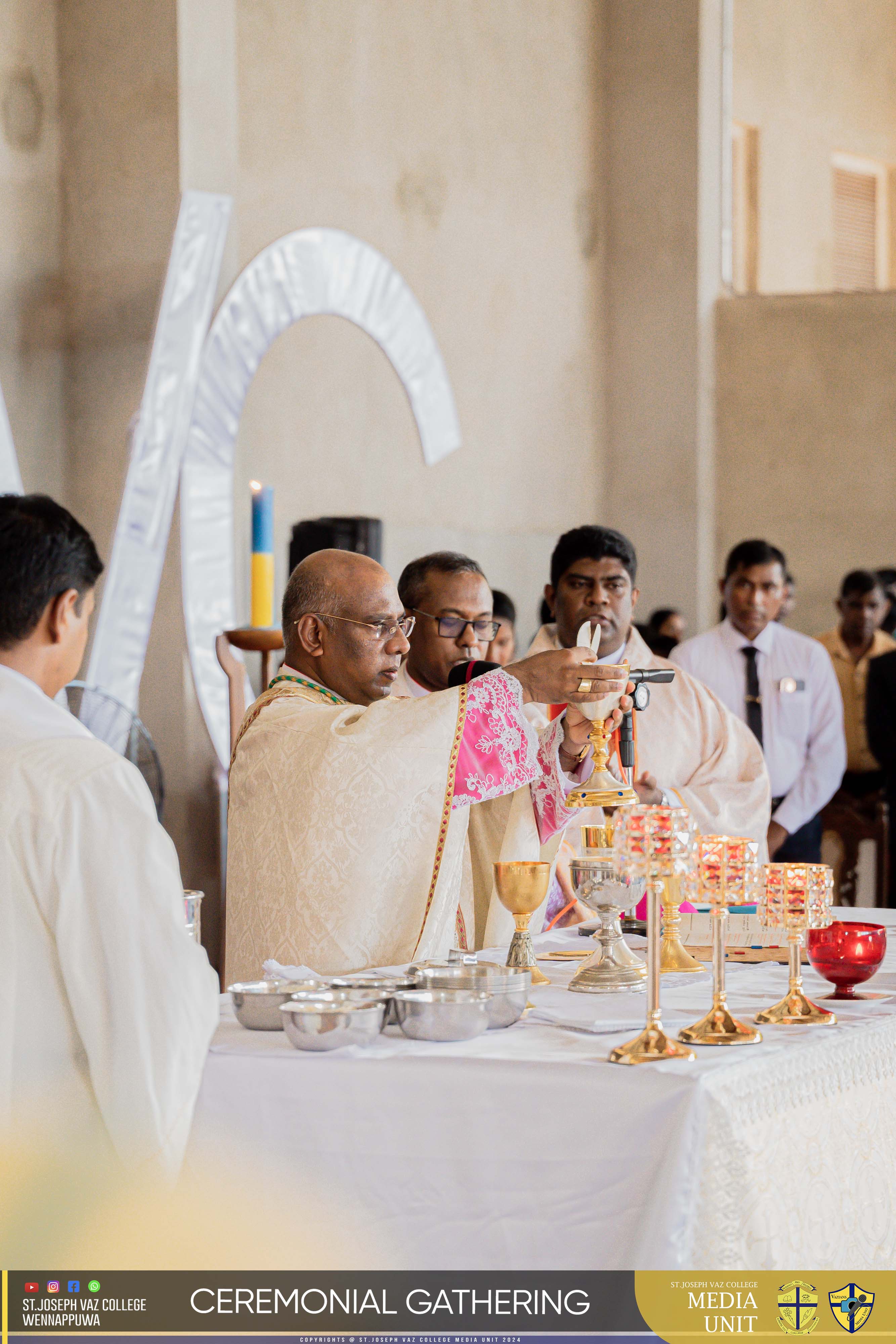 Ceremonial Gathering - Granite Jubilee Fiesta - St. Joseph Vaz College - Wennappuwa - Sri Lanka