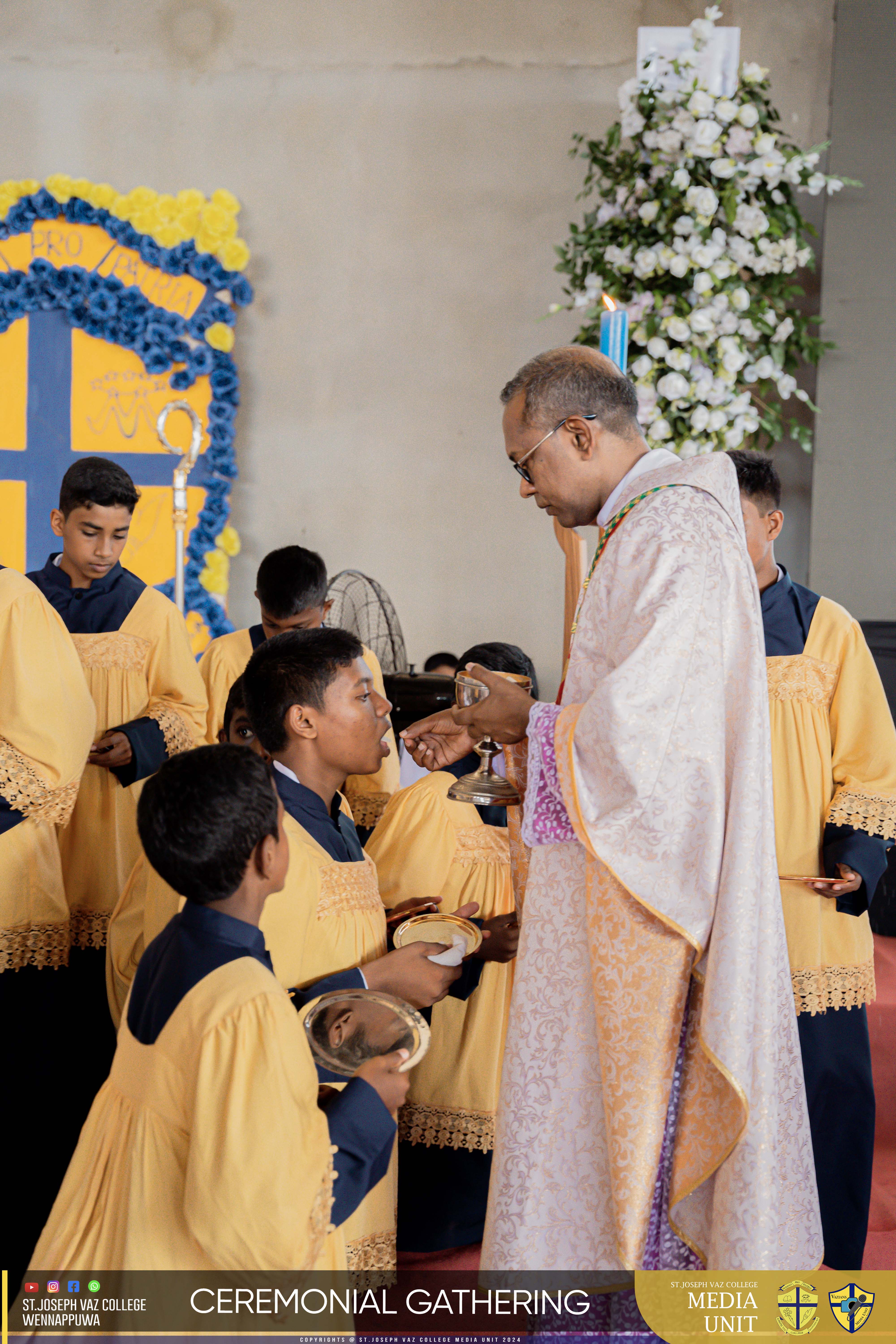 Ceremonial Gathering - Granite Jubilee Fiesta - St. Joseph Vaz College - Wennappuwa - Sri Lanka