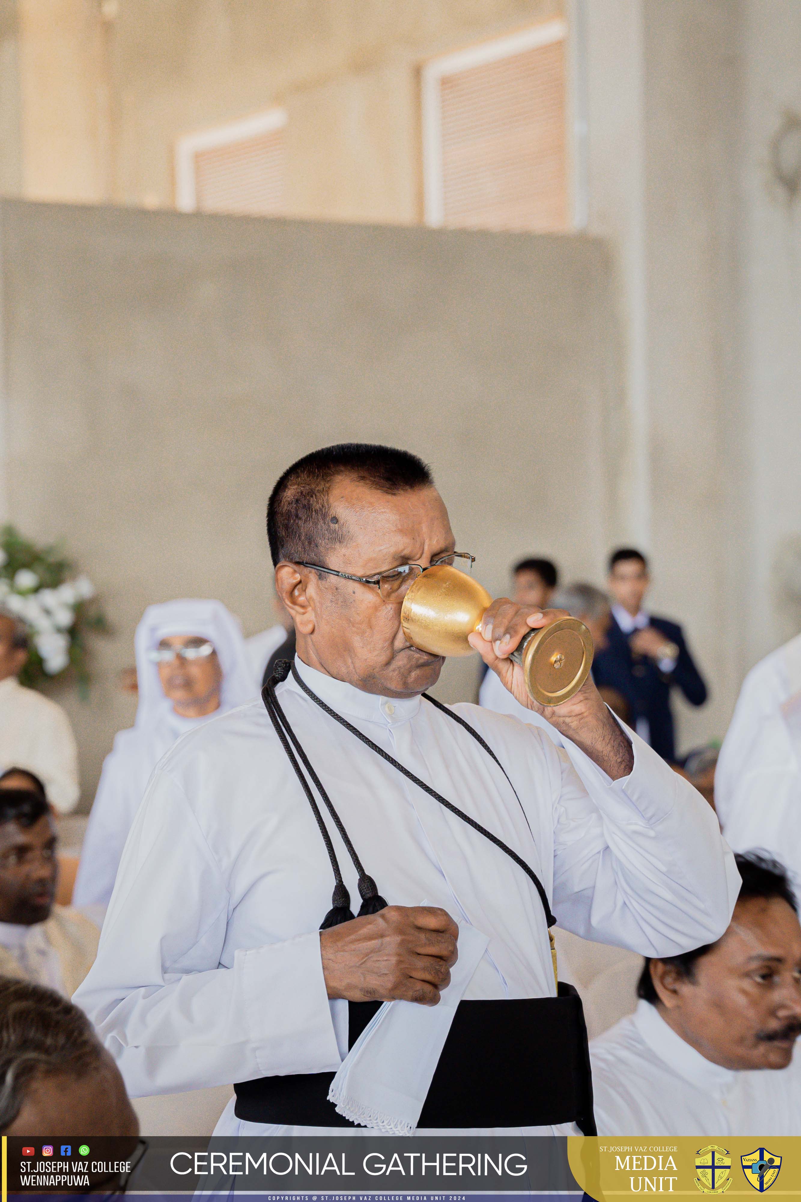 Ceremonial Gathering - Granite Jubilee Fiesta - St. Joseph Vaz College - Wennappuwa - Sri Lanka