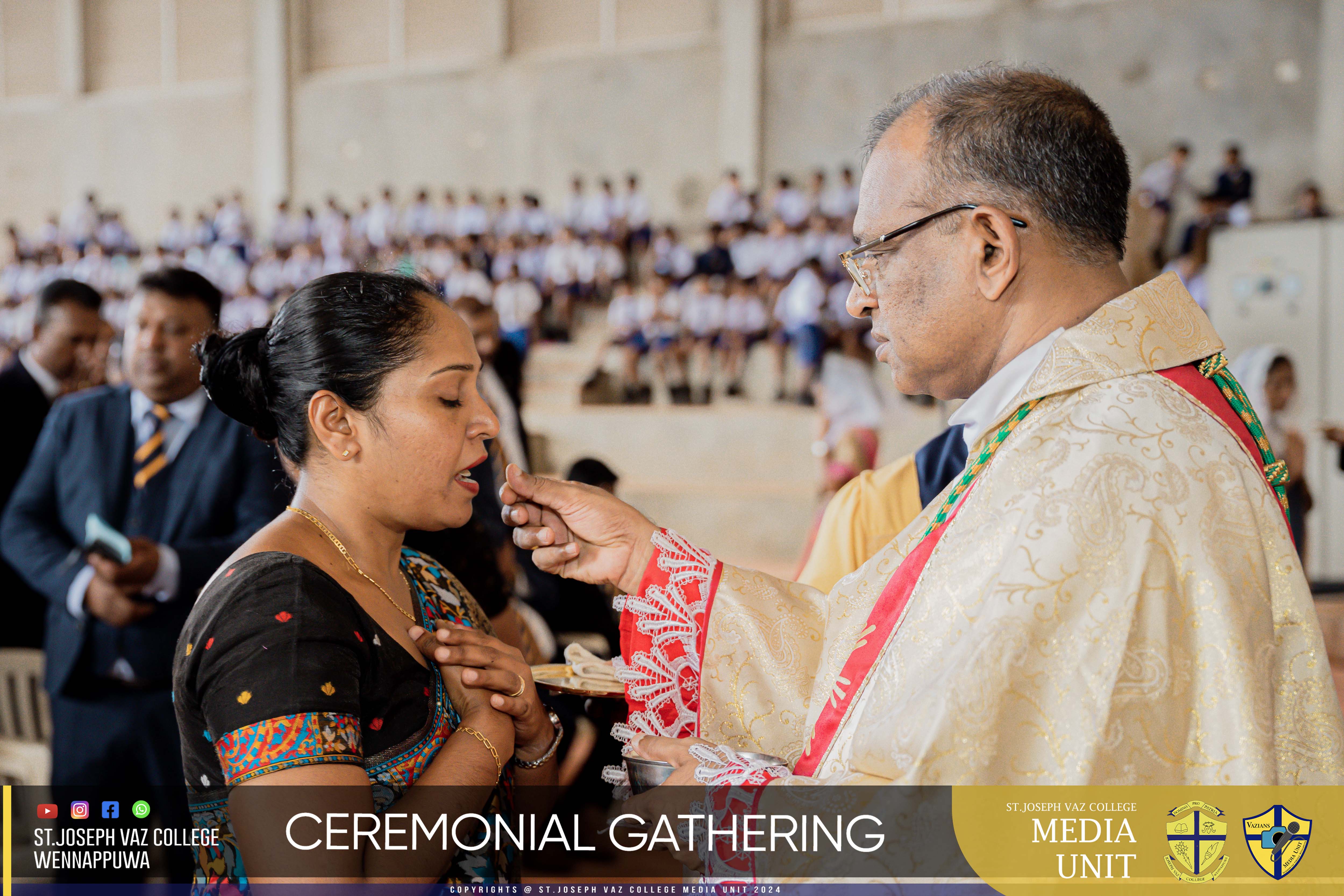 Ceremonial Gathering - Granite Jubilee Fiesta - St. Joseph Vaz College - Wennappuwa - Sri Lanka