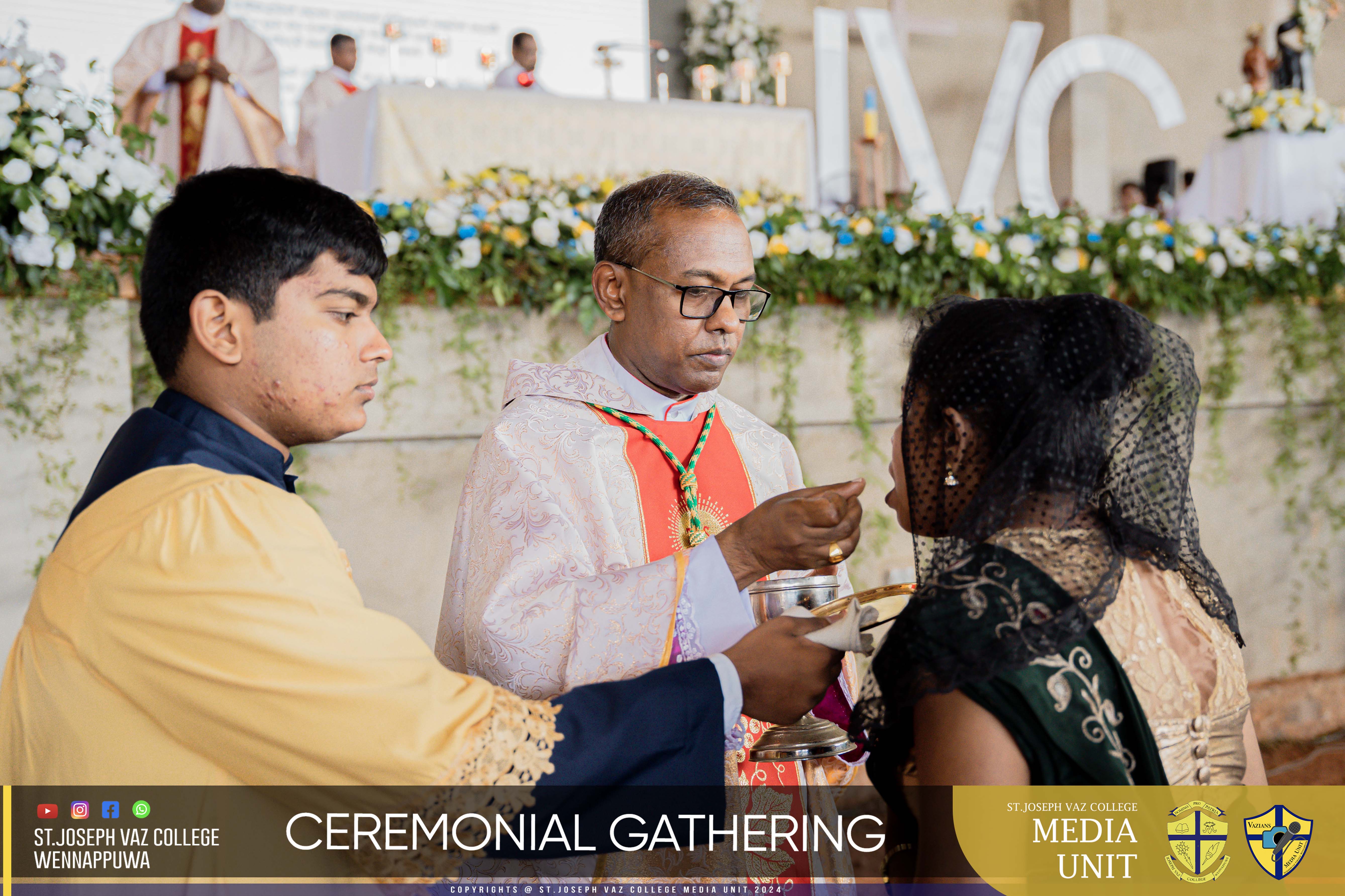 Ceremonial Gathering - Granite Jubilee Fiesta - St. Joseph Vaz College - Wennappuwa - Sri Lanka