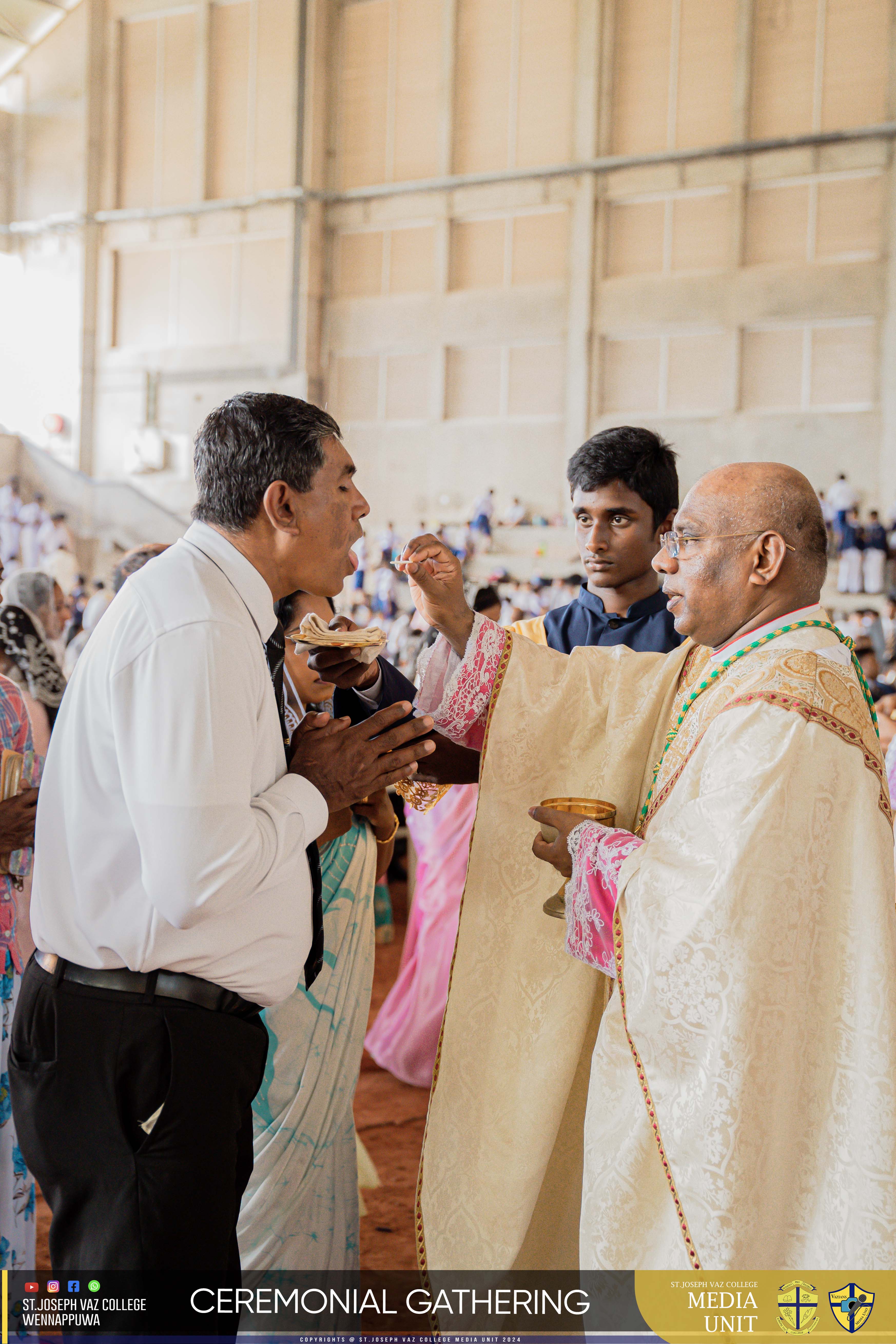 Ceremonial Gathering - Granite Jubilee Fiesta - St. Joseph Vaz College - Wennappuwa - Sri Lanka