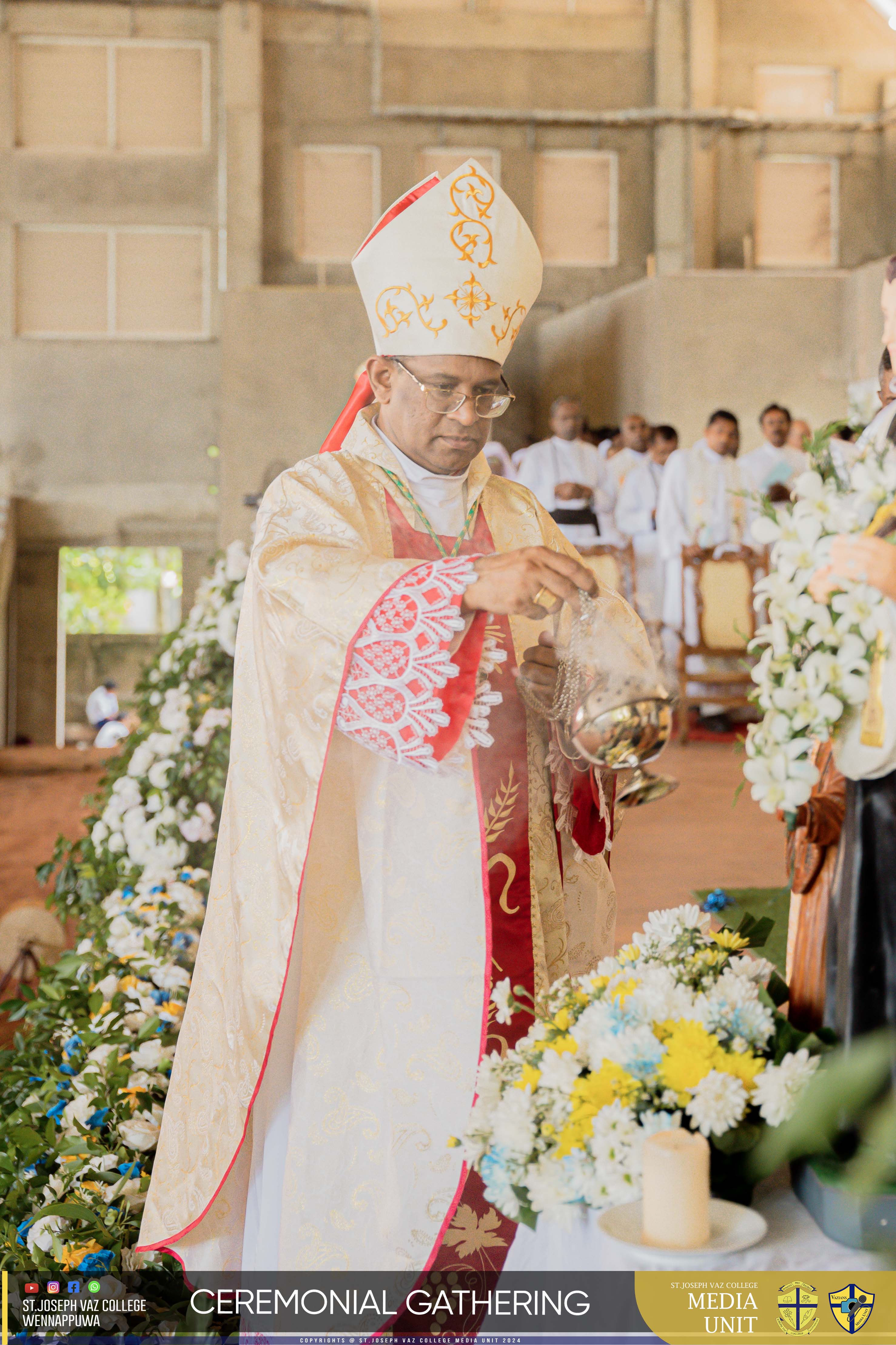 Ceremonial Gathering - Granite Jubilee Fiesta - St. Joseph Vaz College - Wennappuwa - Sri Lanka