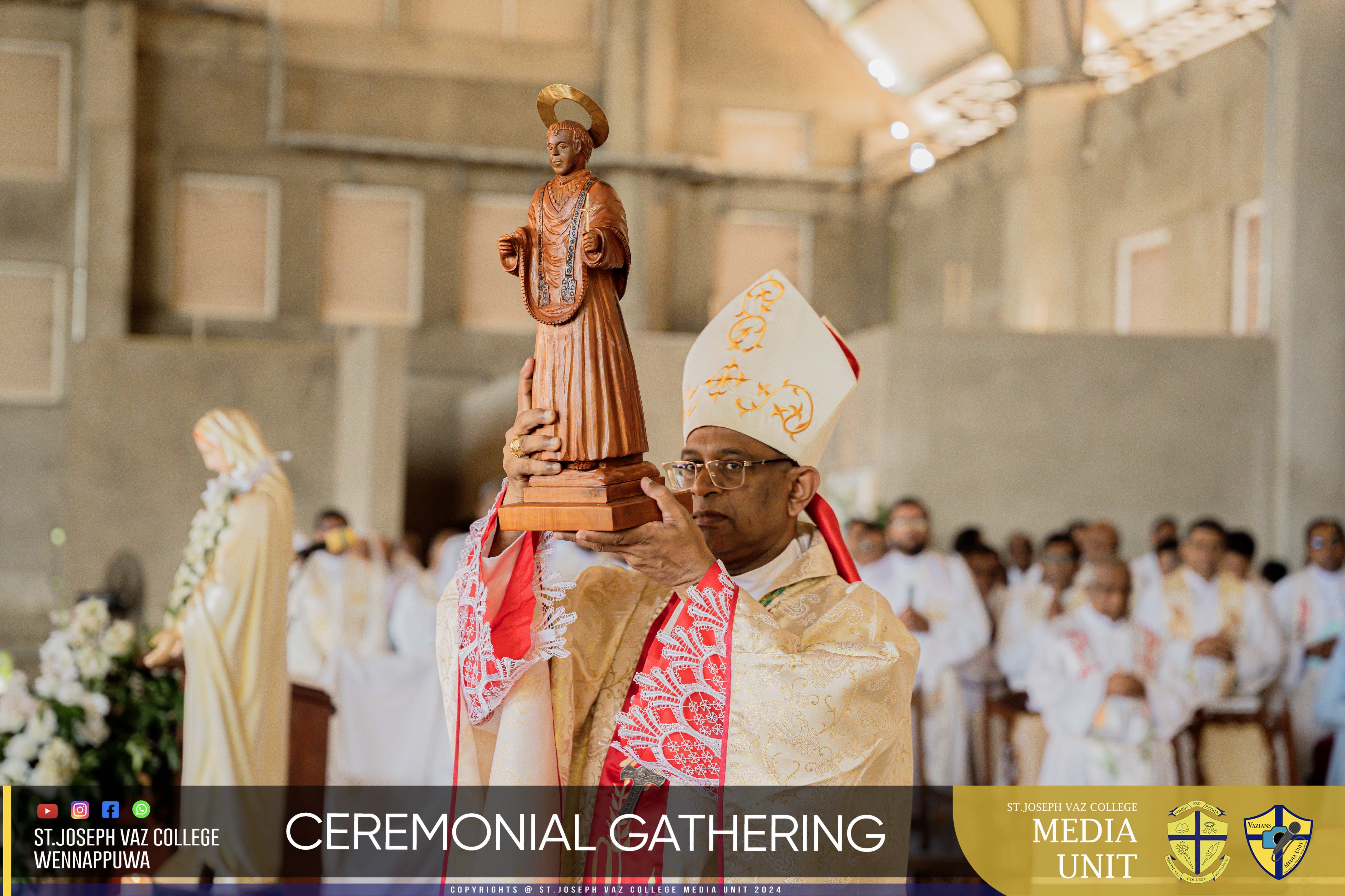 Ceremonial Gathering - Granite Jubilee Fiesta - St. Joseph Vaz College - Wennappuwa - Sri Lanka