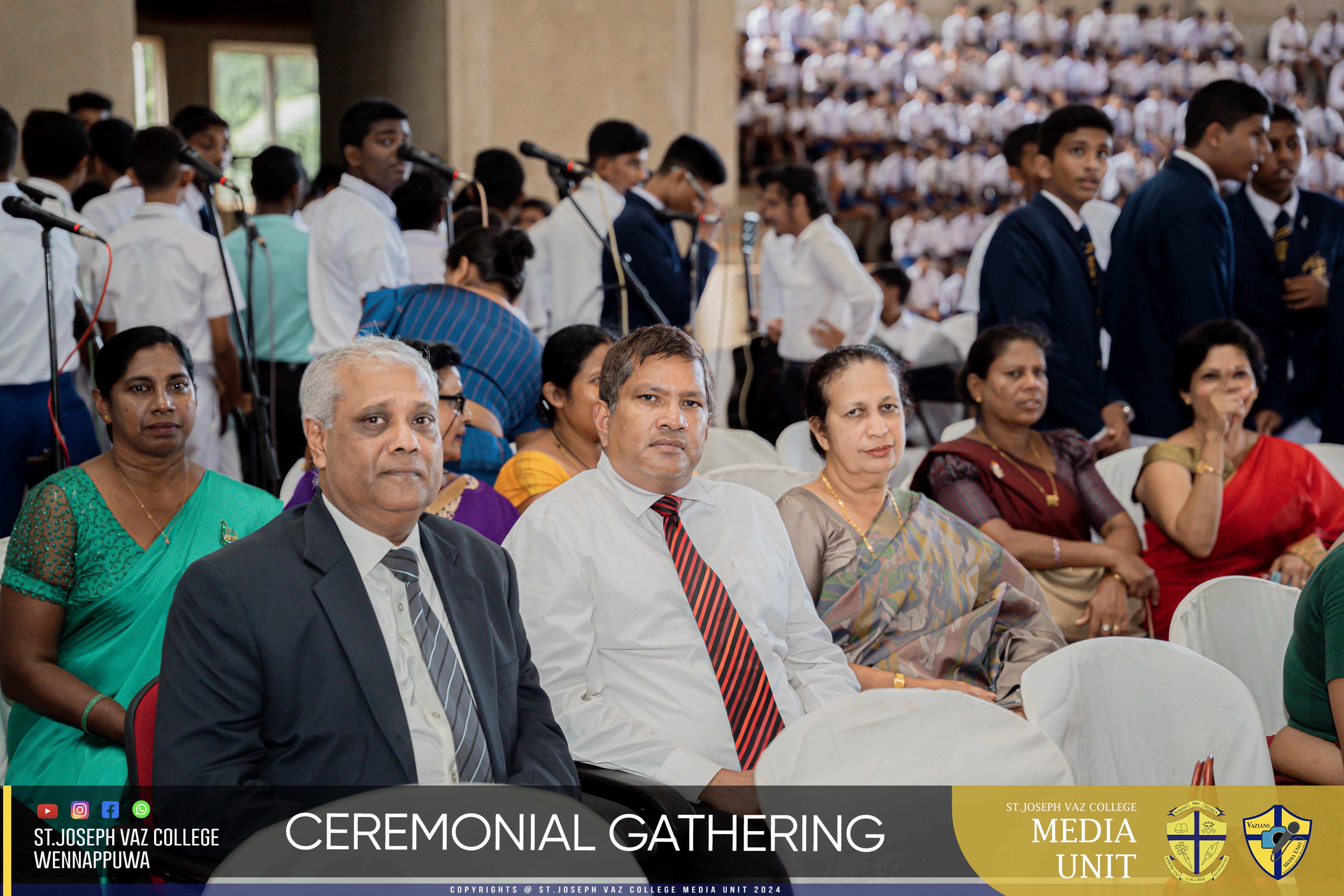 Ceremonial Gathering - Granite Jubilee Fiesta - St. Joseph Vaz College - Wennappuwa - Sri Lanka