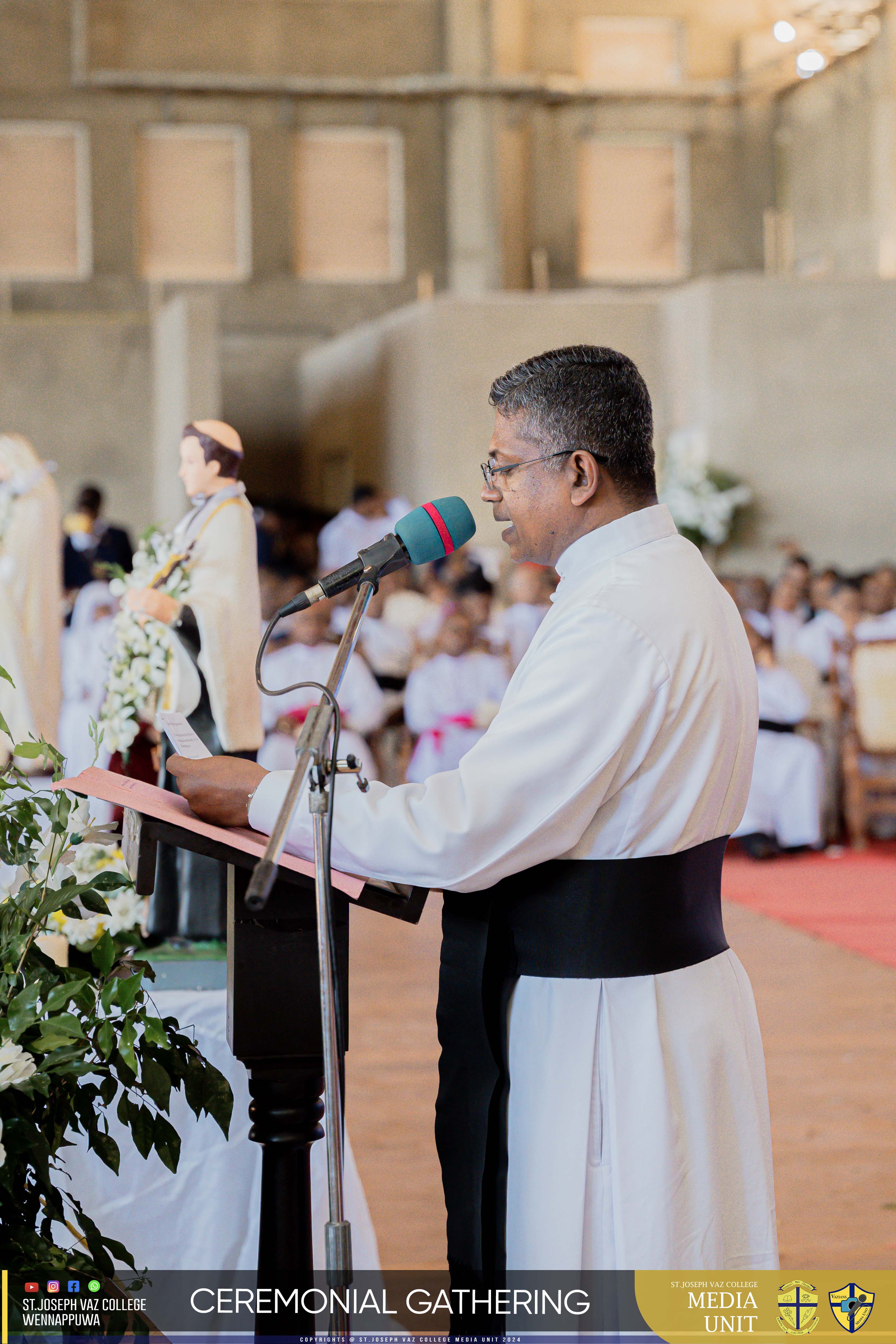 Ceremonial Gathering - Granite Jubilee Fiesta - St. Joseph Vaz College - Wennappuwa - Sri Lanka