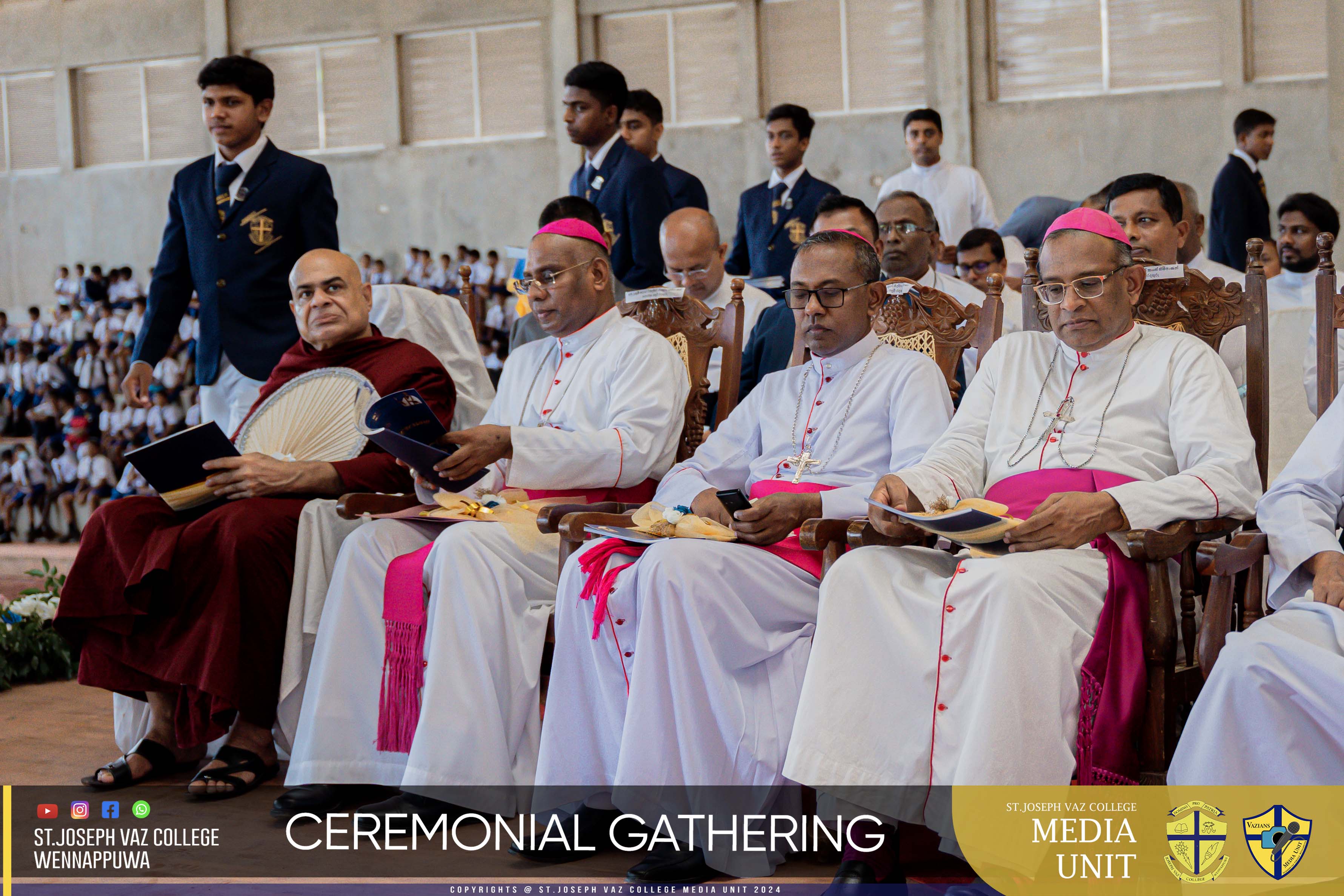 Ceremonial Gathering - Granite Jubilee Fiesta - St. Joseph Vaz College - Wennappuwa - Sri Lanka