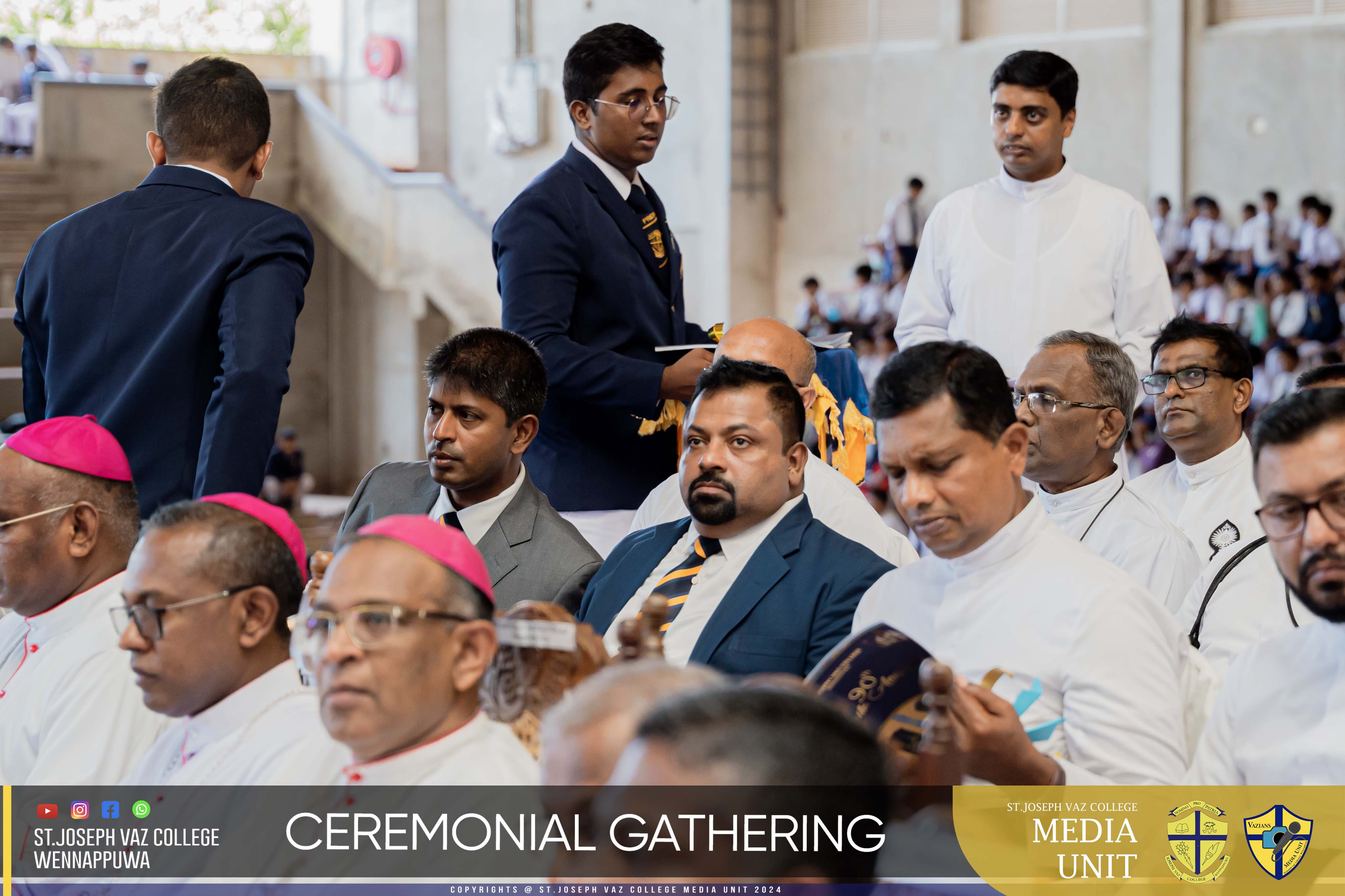 Ceremonial Gathering - Granite Jubilee Fiesta - St. Joseph Vaz College - Wennappuwa - Sri Lanka