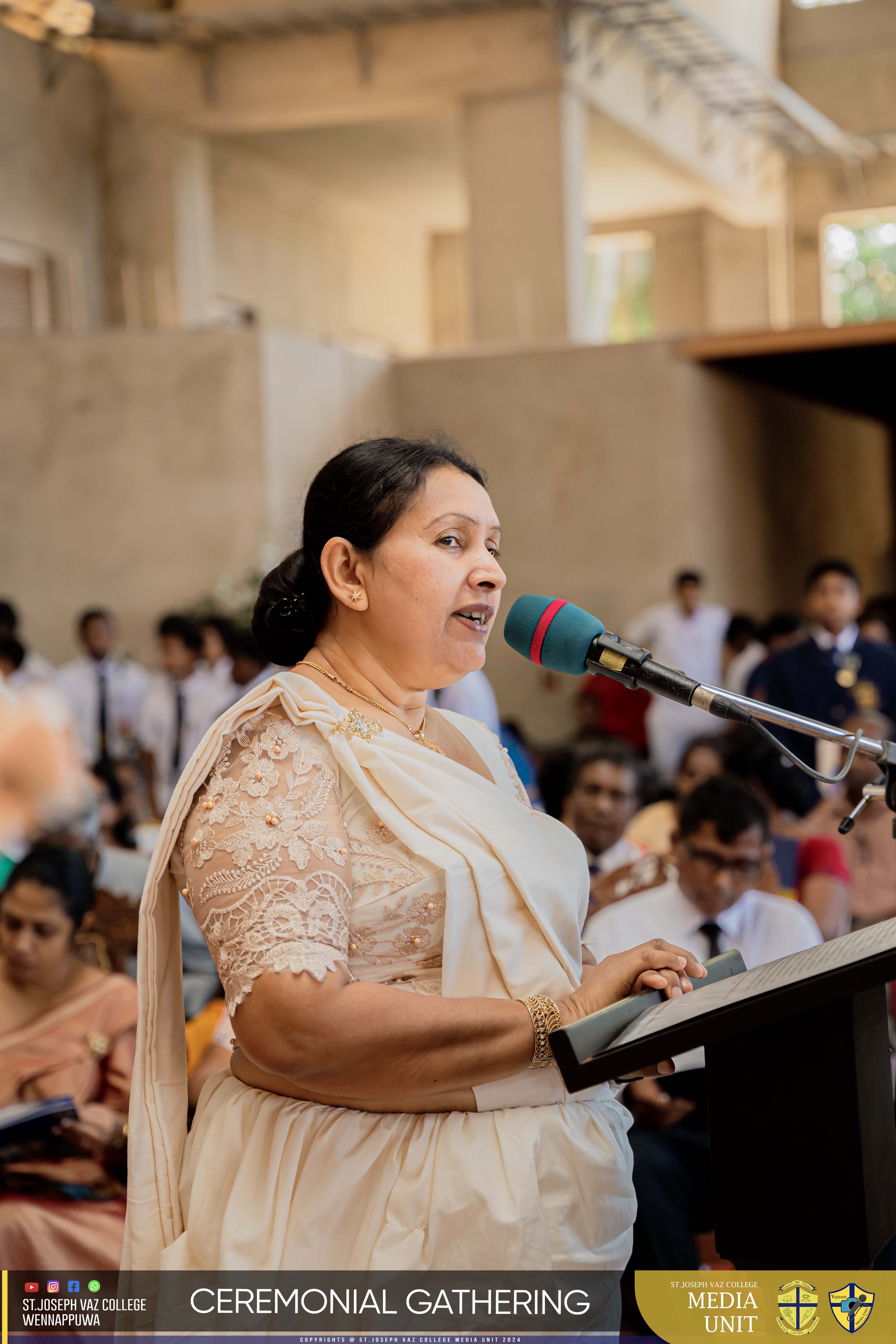 Ceremonial Gathering - Granite Jubilee Fiesta - St. Joseph Vaz College - Wennappuwa - Sri Lanka