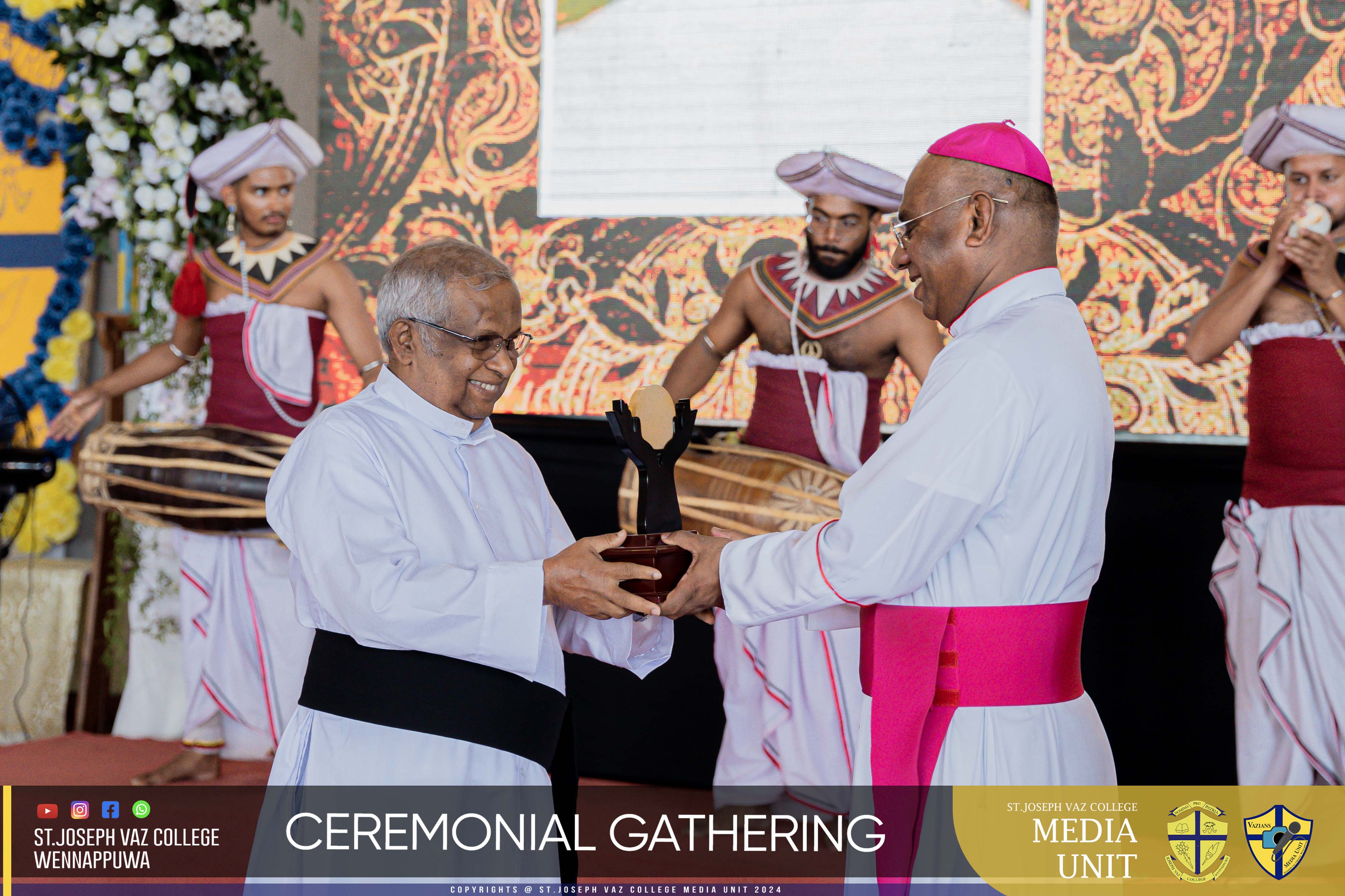 Ceremonial Gathering - Granite Jubilee Fiesta - St. Joseph Vaz College - Wennappuwa - Sri Lanka