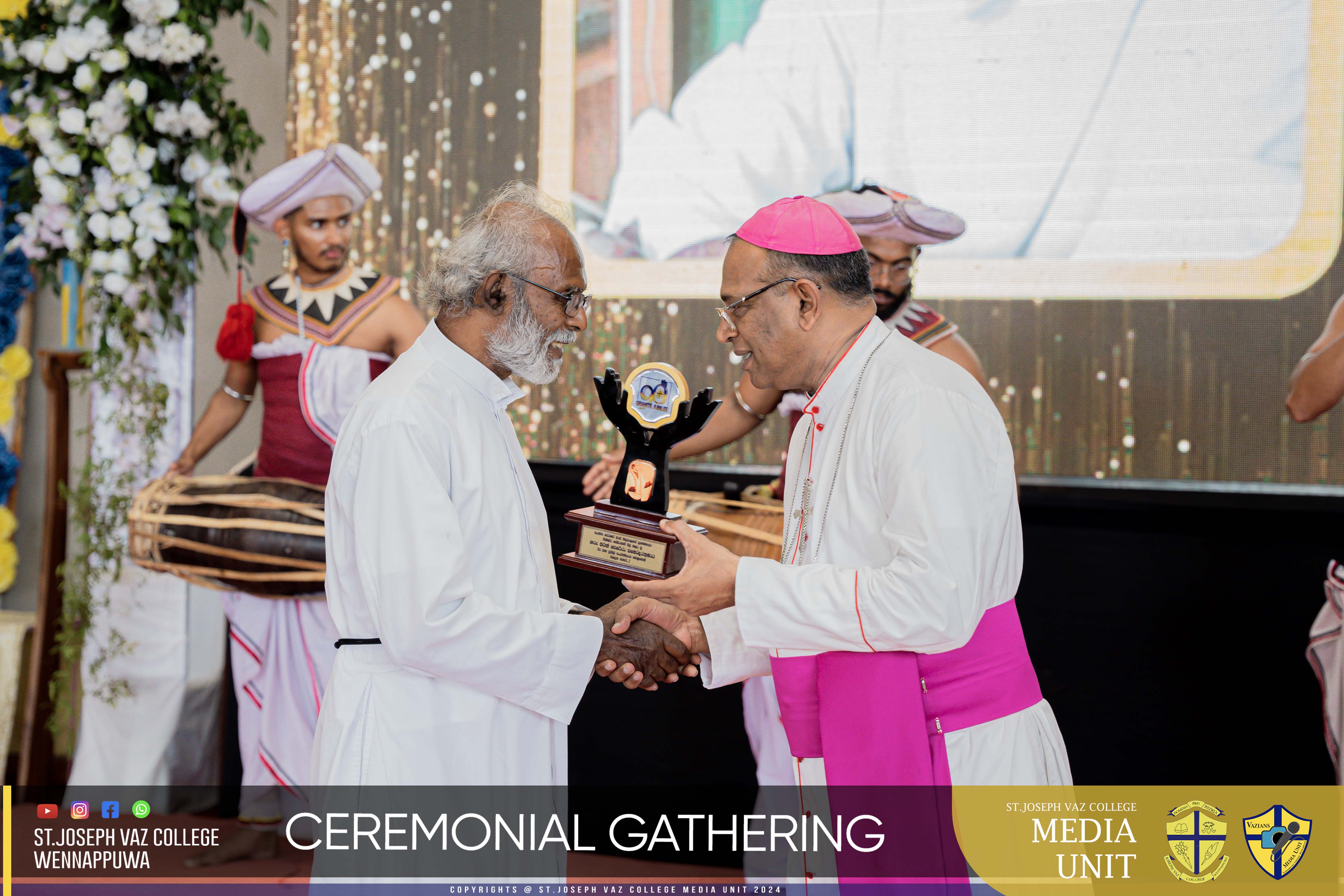 Ceremonial Gathering - Granite Jubilee Fiesta - St. Joseph Vaz College - Wennappuwa - Sri Lanka