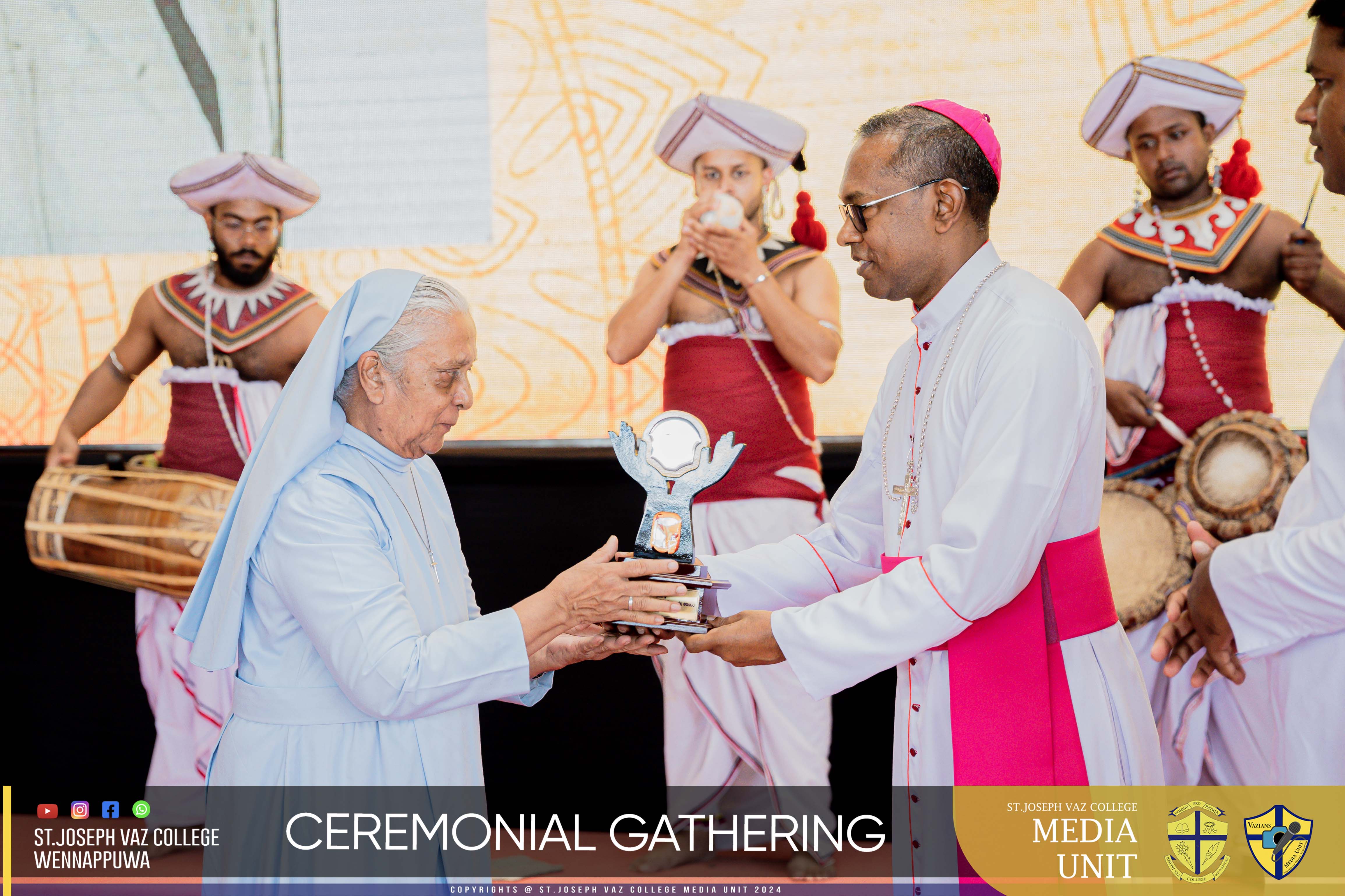 Ceremonial Gathering - Granite Jubilee Fiesta - St. Joseph Vaz College - Wennappuwa - Sri Lanka