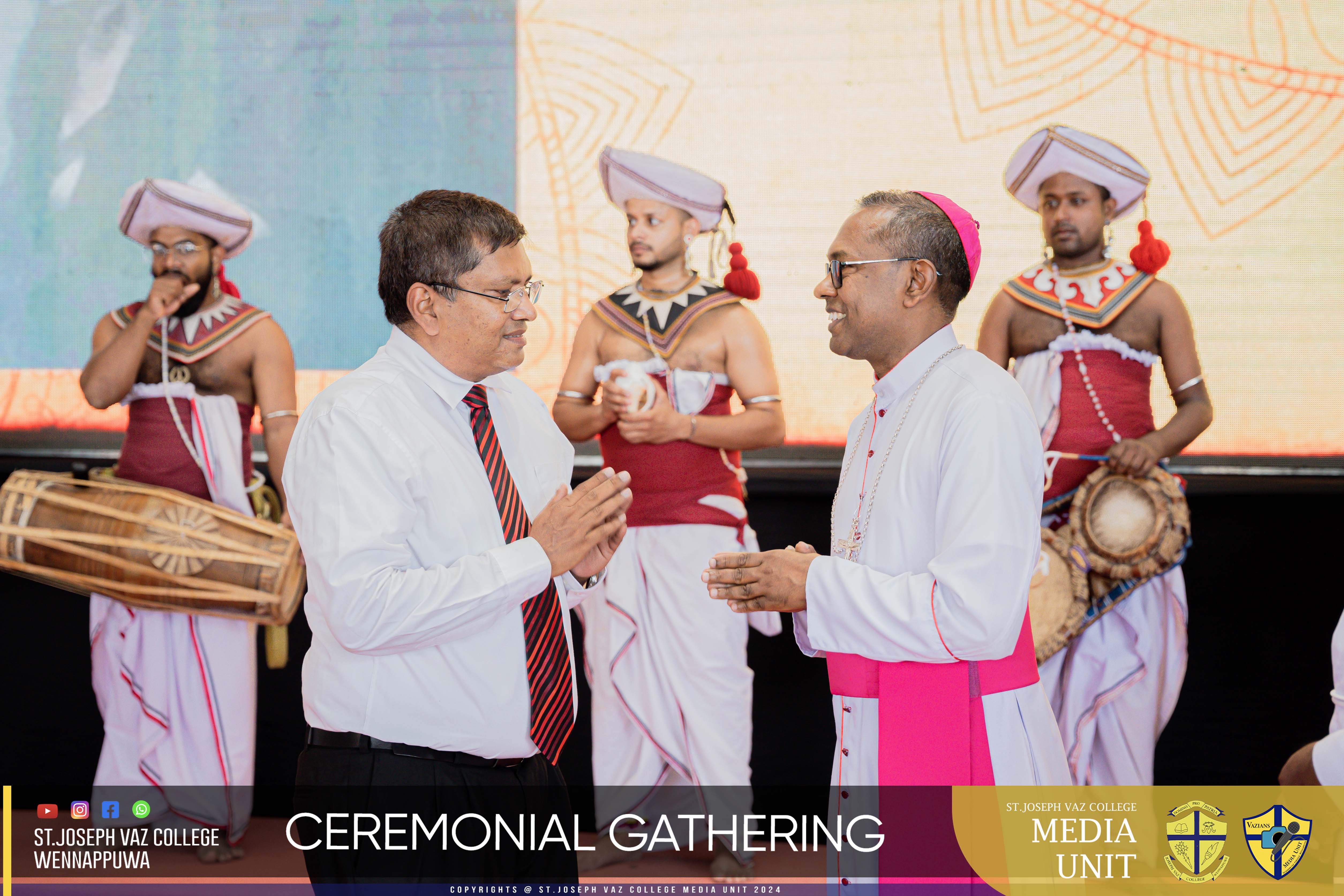 Ceremonial Gathering - Granite Jubilee Fiesta - St. Joseph Vaz College - Wennappuwa - Sri Lanka