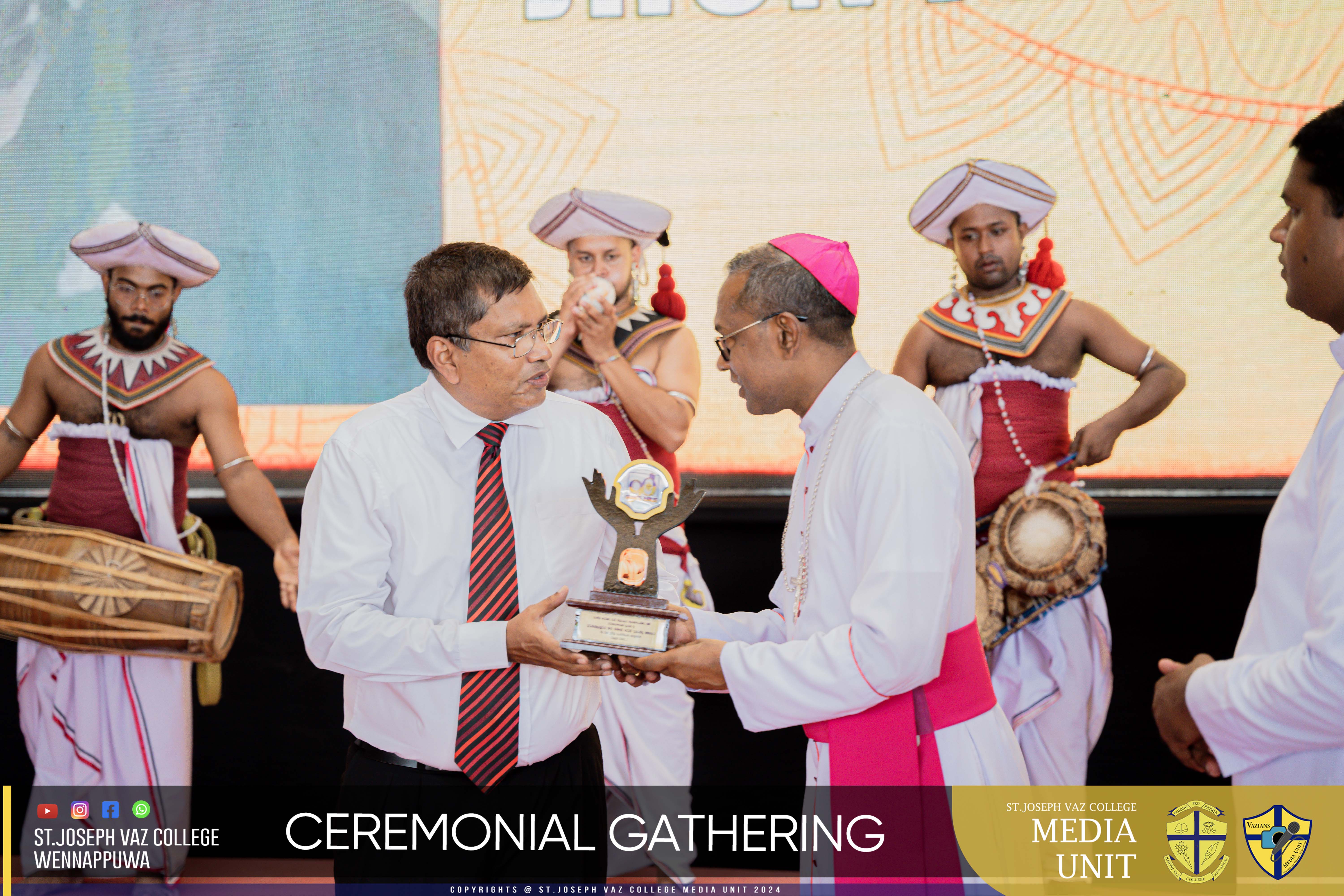 Ceremonial Gathering - Granite Jubilee Fiesta - St. Joseph Vaz College - Wennappuwa - Sri Lanka