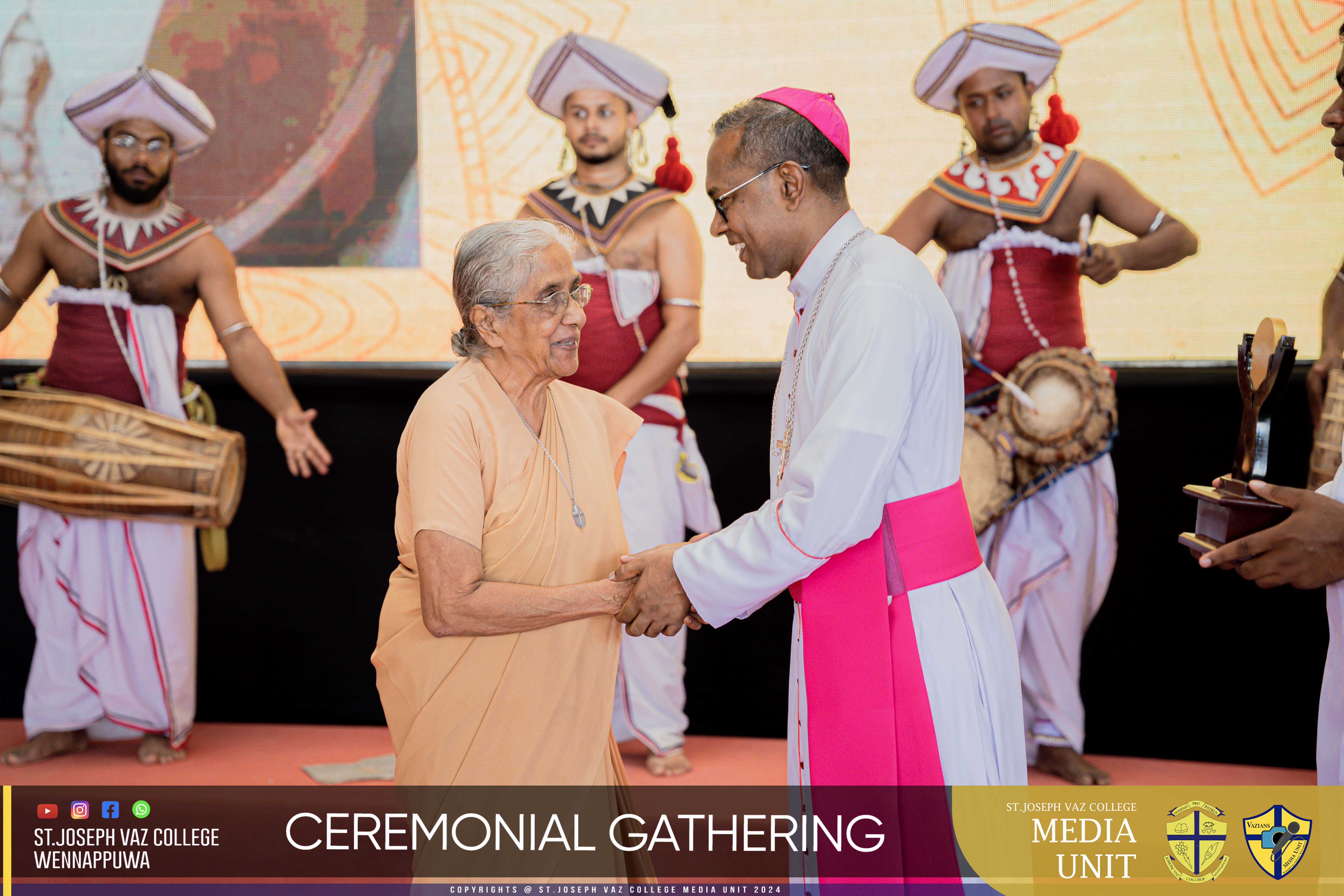 Ceremonial Gathering - Granite Jubilee Fiesta - St. Joseph Vaz College - Wennappuwa - Sri Lanka