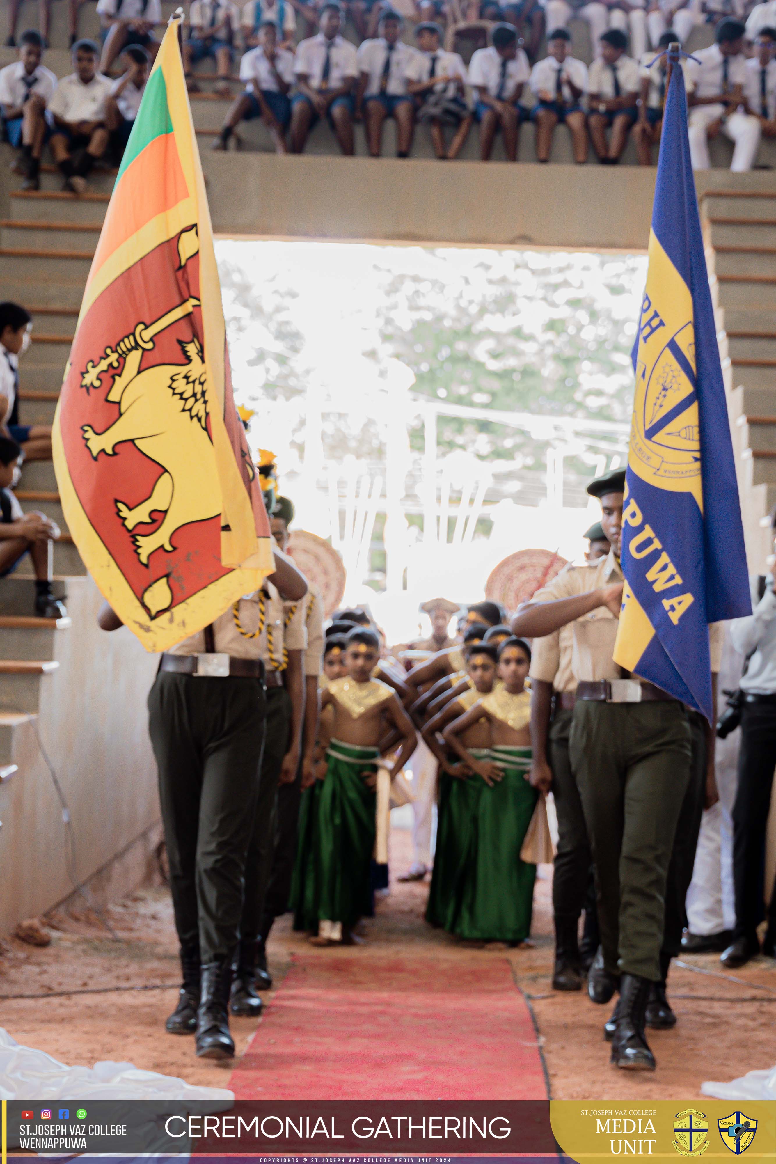 Ceremonial Gathering - Granite Jubilee Fiesta - St. Joseph Vaz College - Wennappuwa - Sri Lanka