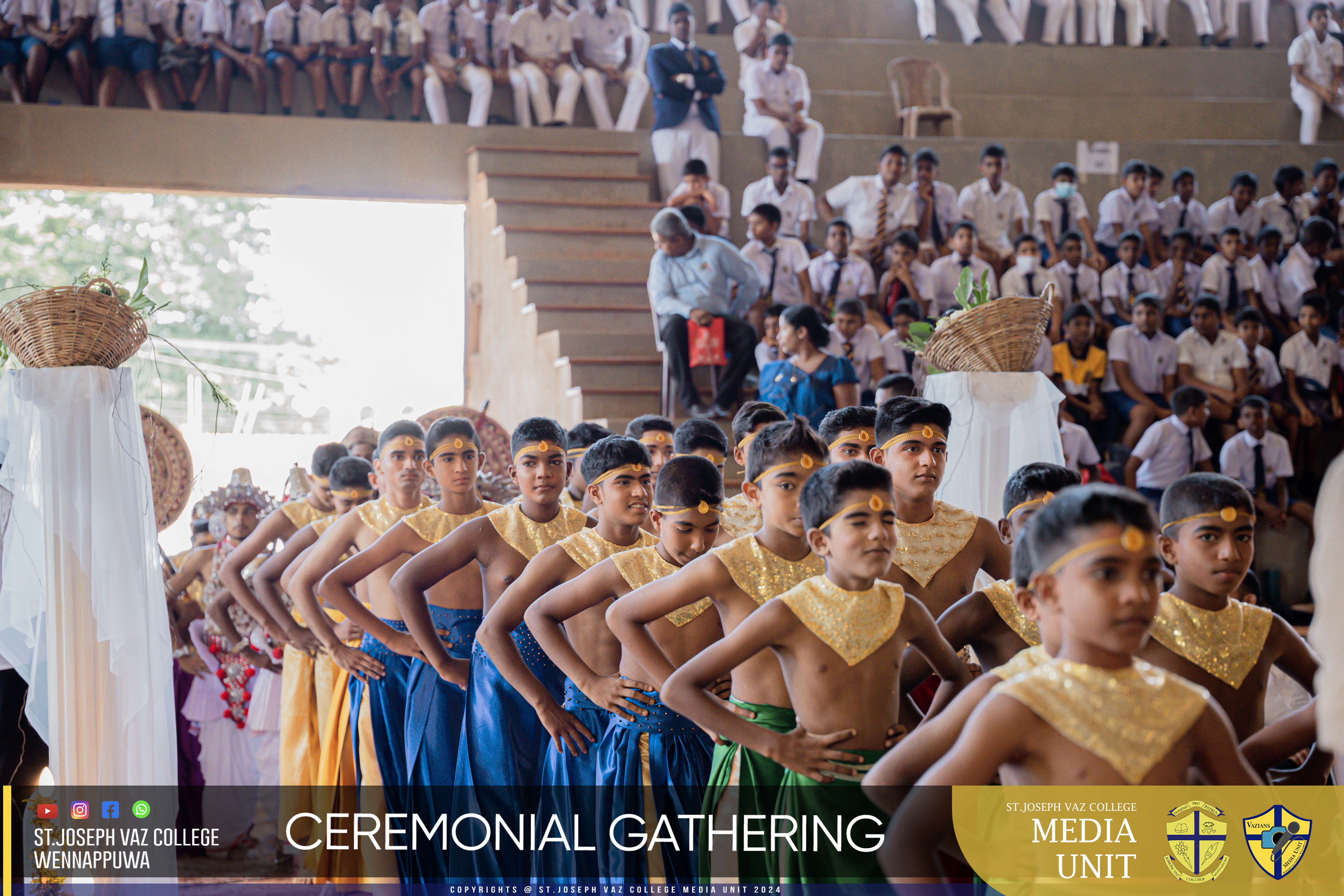 Ceremonial Gathering - Granite Jubilee Fiesta - St. Joseph Vaz College - Wennappuwa - Sri Lanka