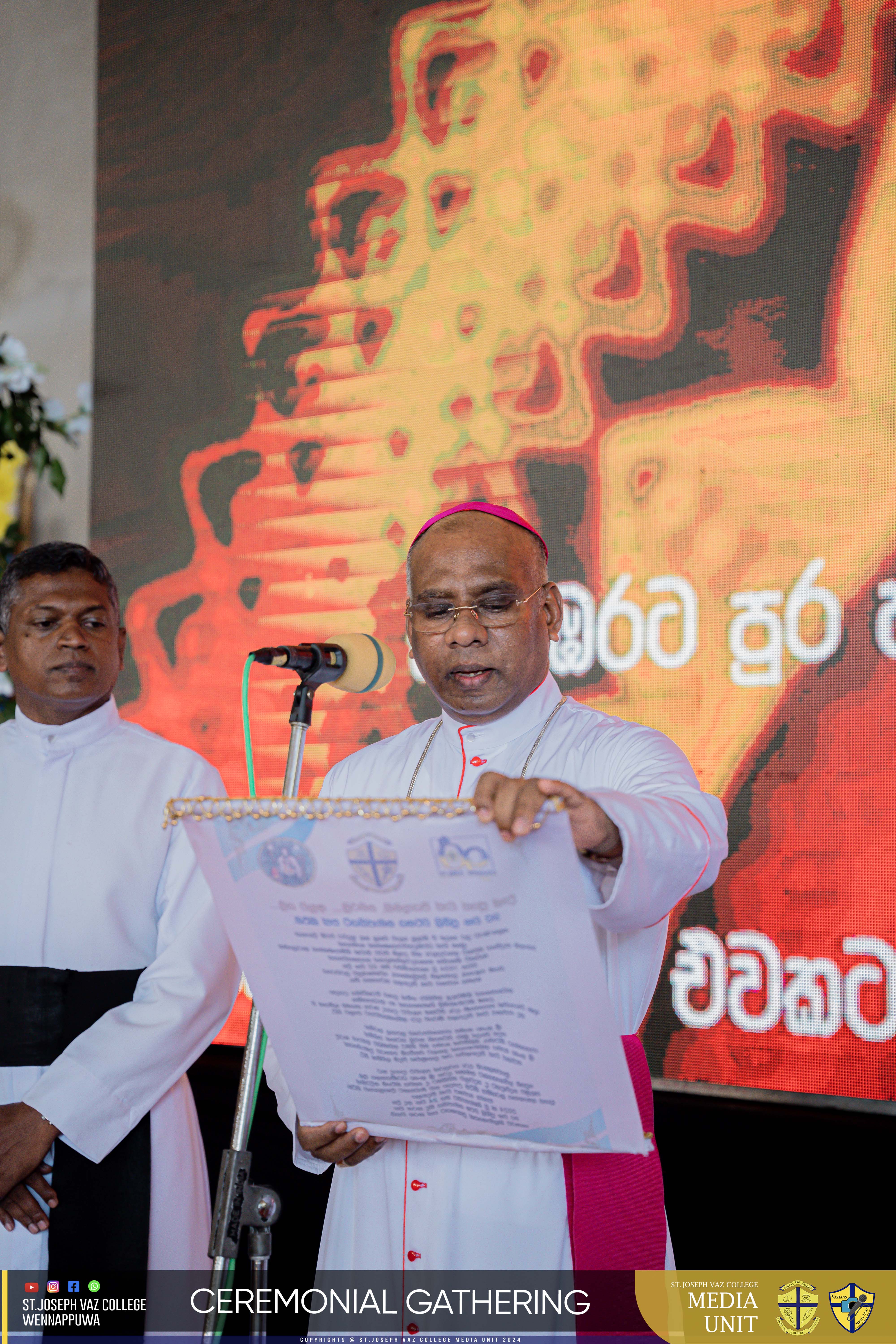 Ceremonial Gathering - Granite Jubilee Fiesta - St. Joseph Vaz College - Wennappuwa - Sri Lanka