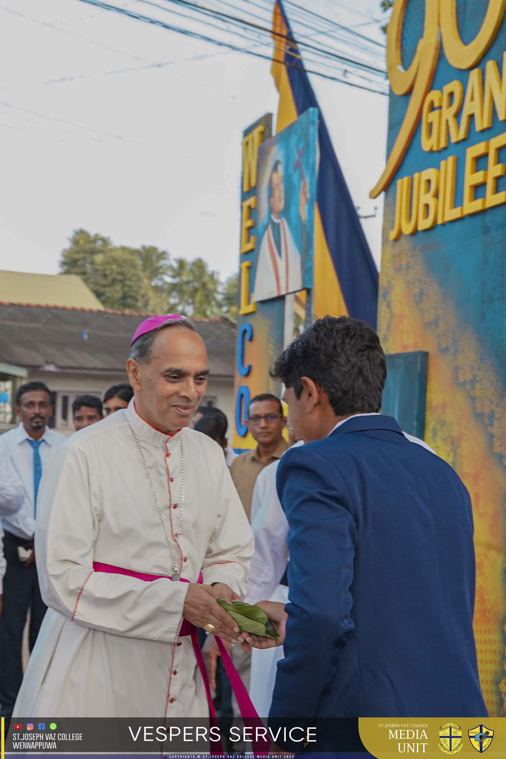 Vespers Service - Granite Jubilee Fiesta - St. Joseph Vaz College - Wennappuwa - Sri Lanka