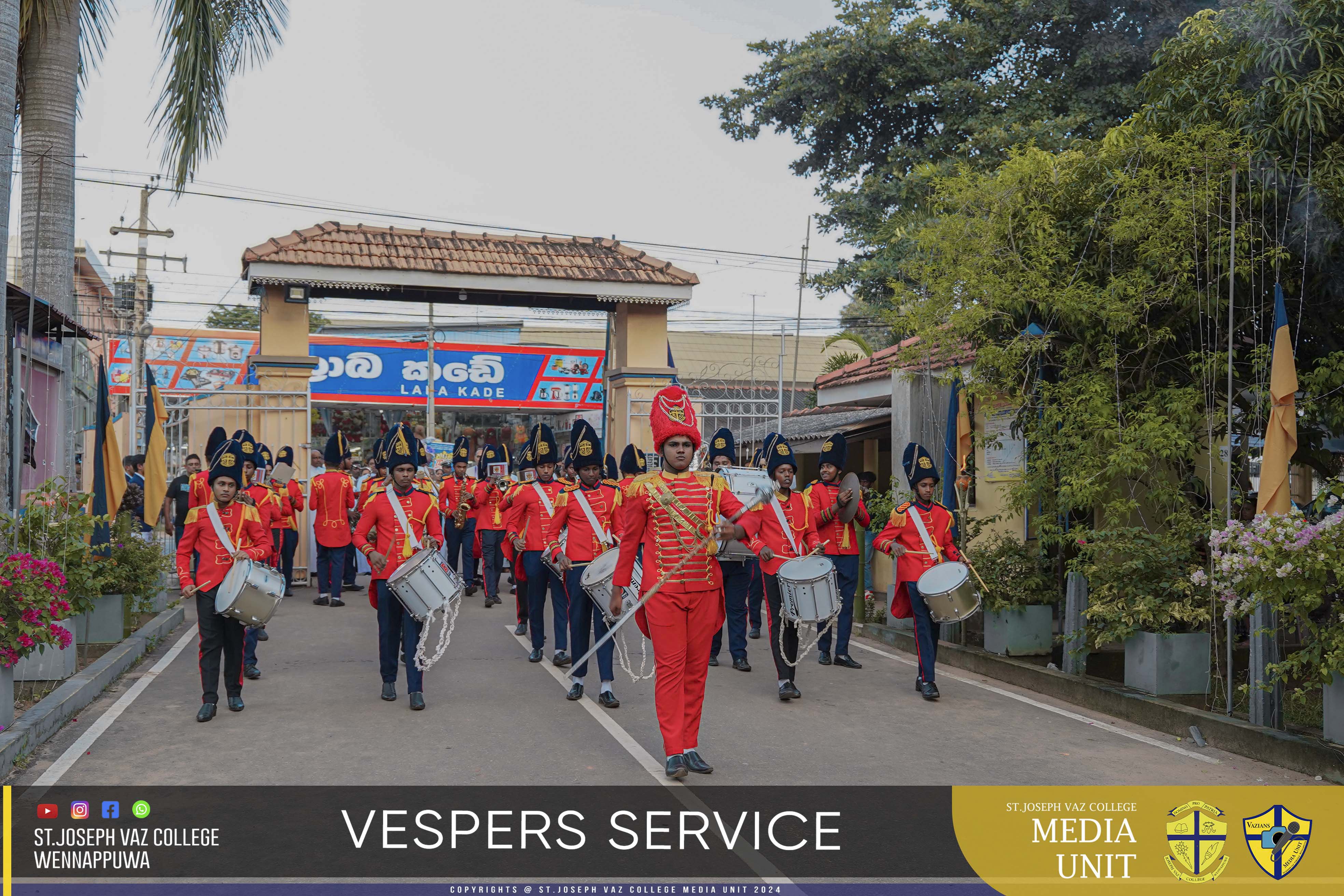 Vespers Service - Granite Jubilee Fiesta - St. Joseph Vaz College - Wennappuwa - Sri Lanka