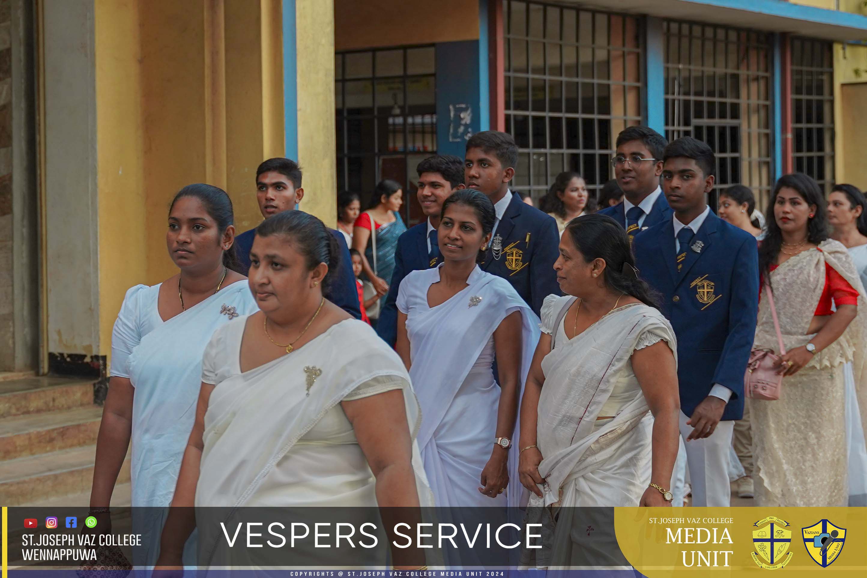 Vespers Service - Granite Jubilee Fiesta - St. Joseph Vaz College - Wennappuwa - Sri Lanka