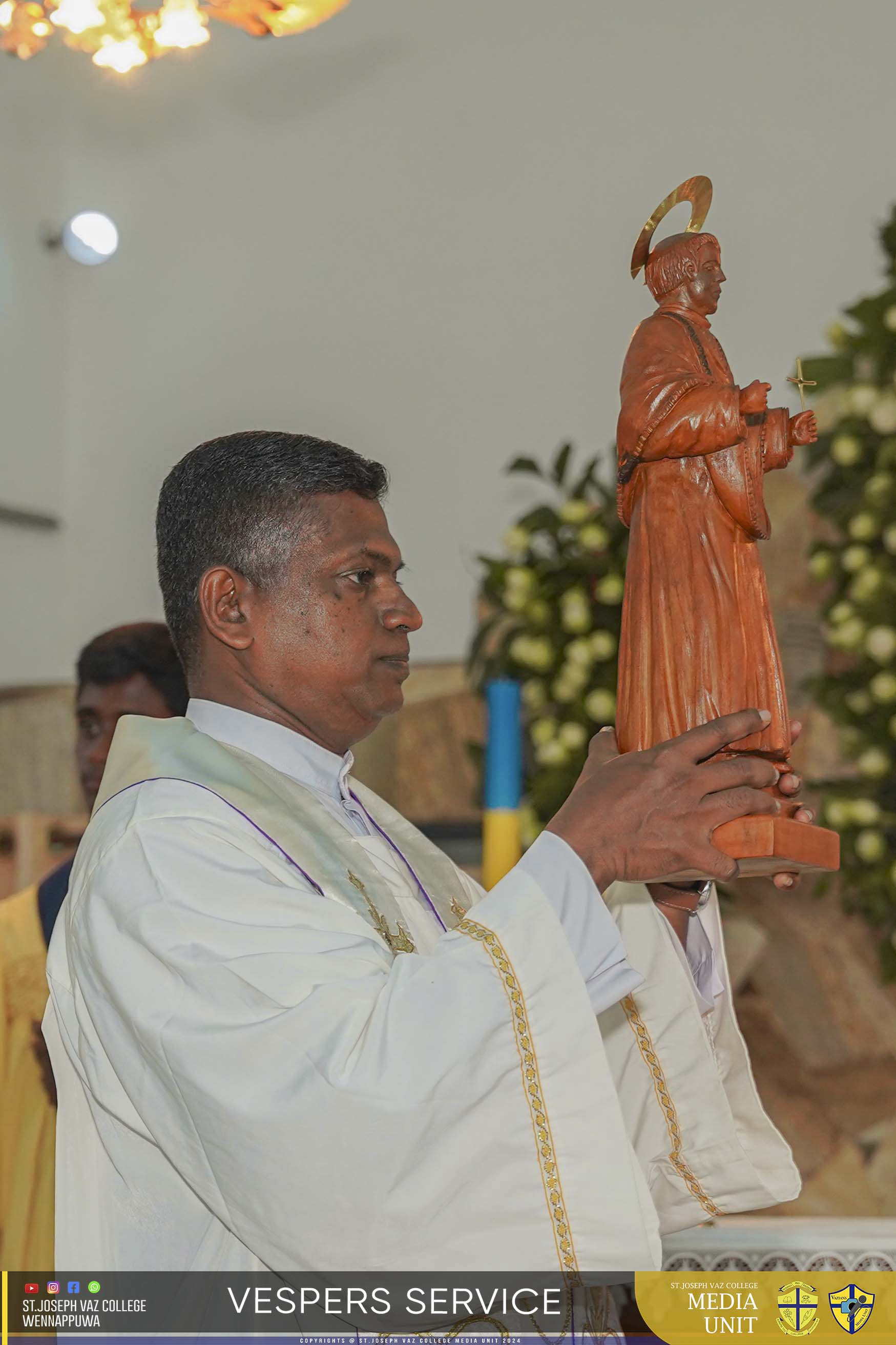 Vespers Service - Granite Jubilee Fiesta - St. Joseph Vaz College - Wennappuwa - Sri Lanka