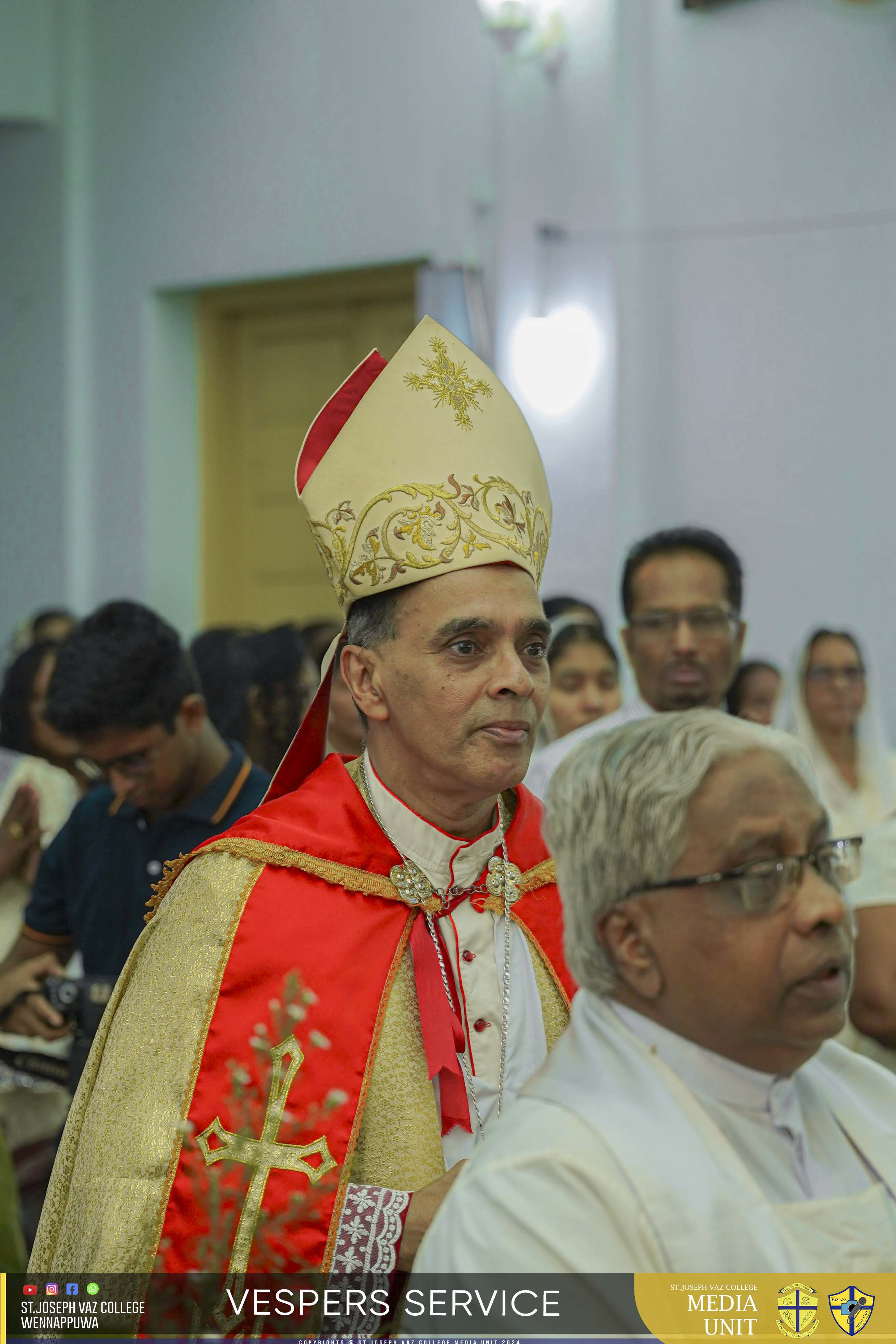 Vespers Service - Granite Jubilee Fiesta - St. Joseph Vaz College - Wennappuwa - Sri Lanka