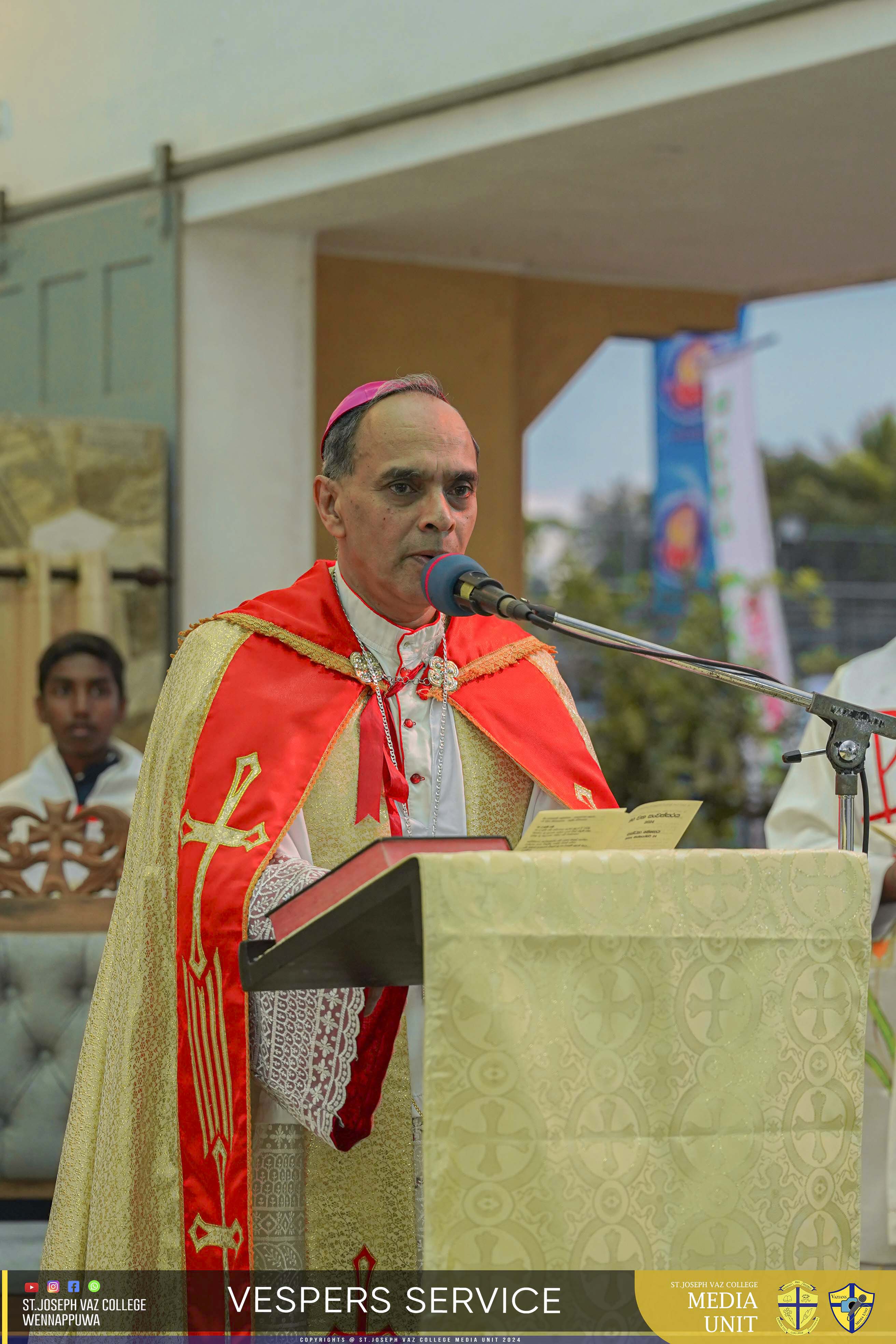 Vespers Service - Granite Jubilee Fiesta - St. Joseph Vaz College - Wennappuwa - Sri Lanka