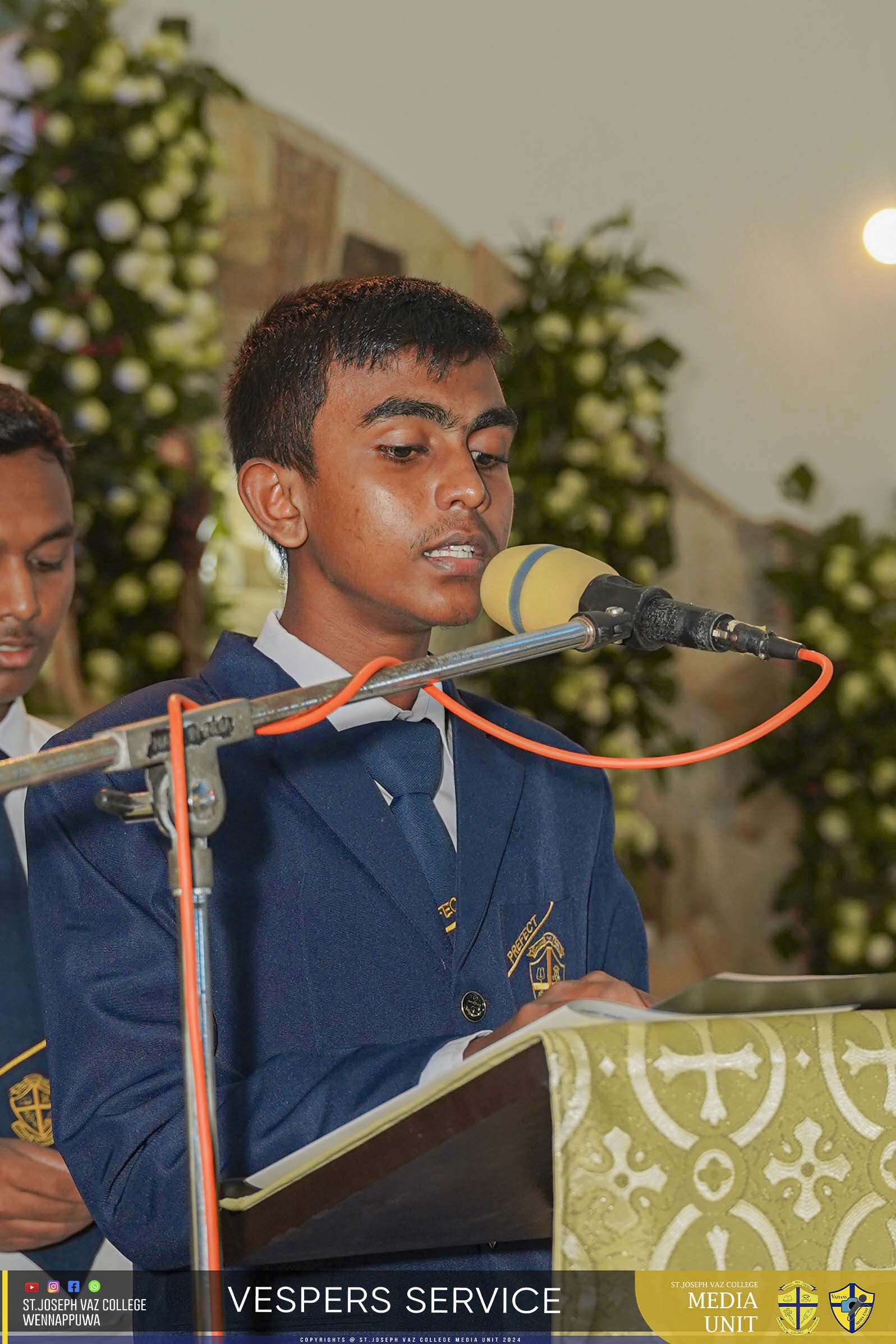 Vespers Service - Granite Jubilee Fiesta - St. Joseph Vaz College - Wennappuwa - Sri Lanka