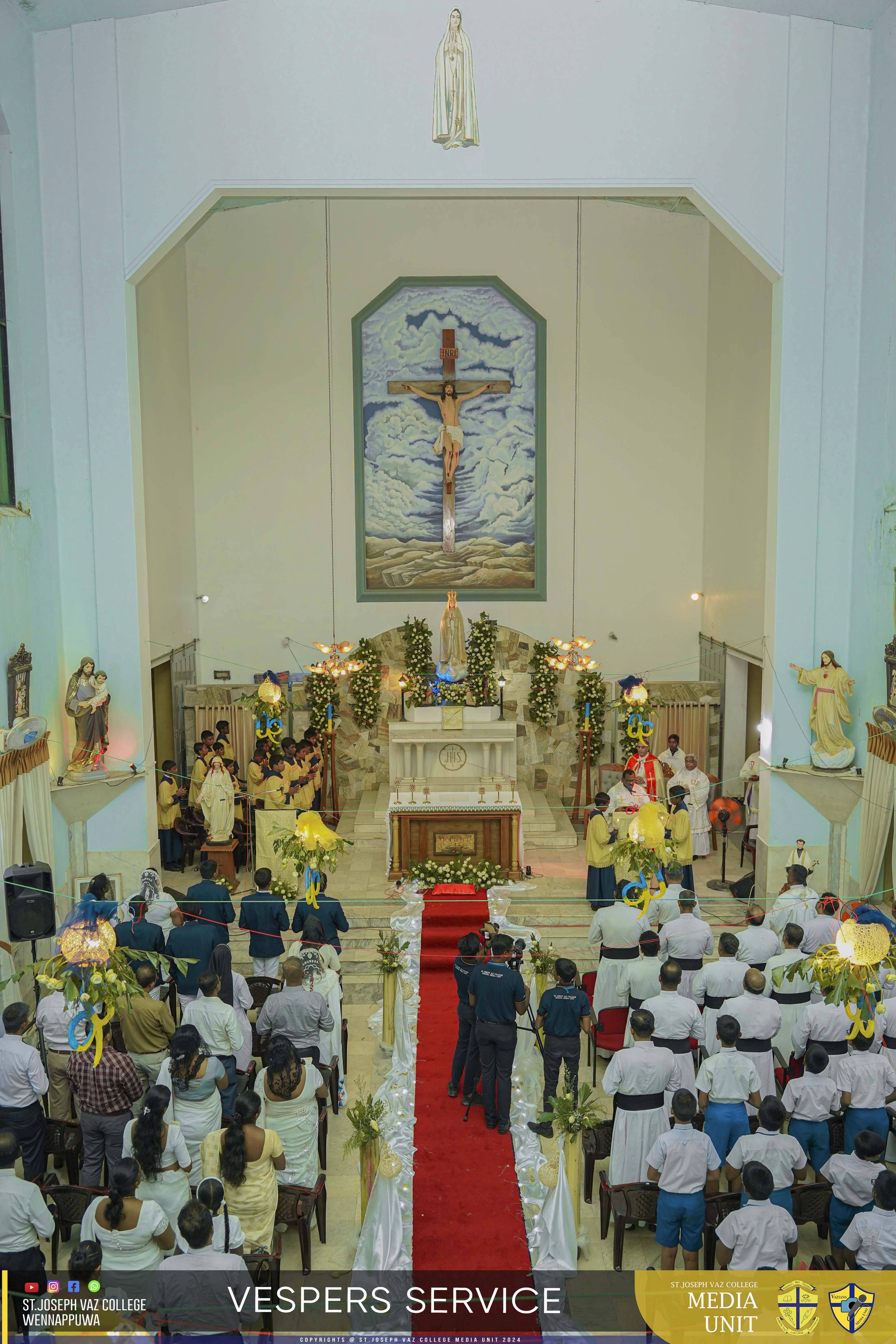 Vespers Service - Granite Jubilee Fiesta - St. Joseph Vaz College - Wennappuwa - Sri Lanka