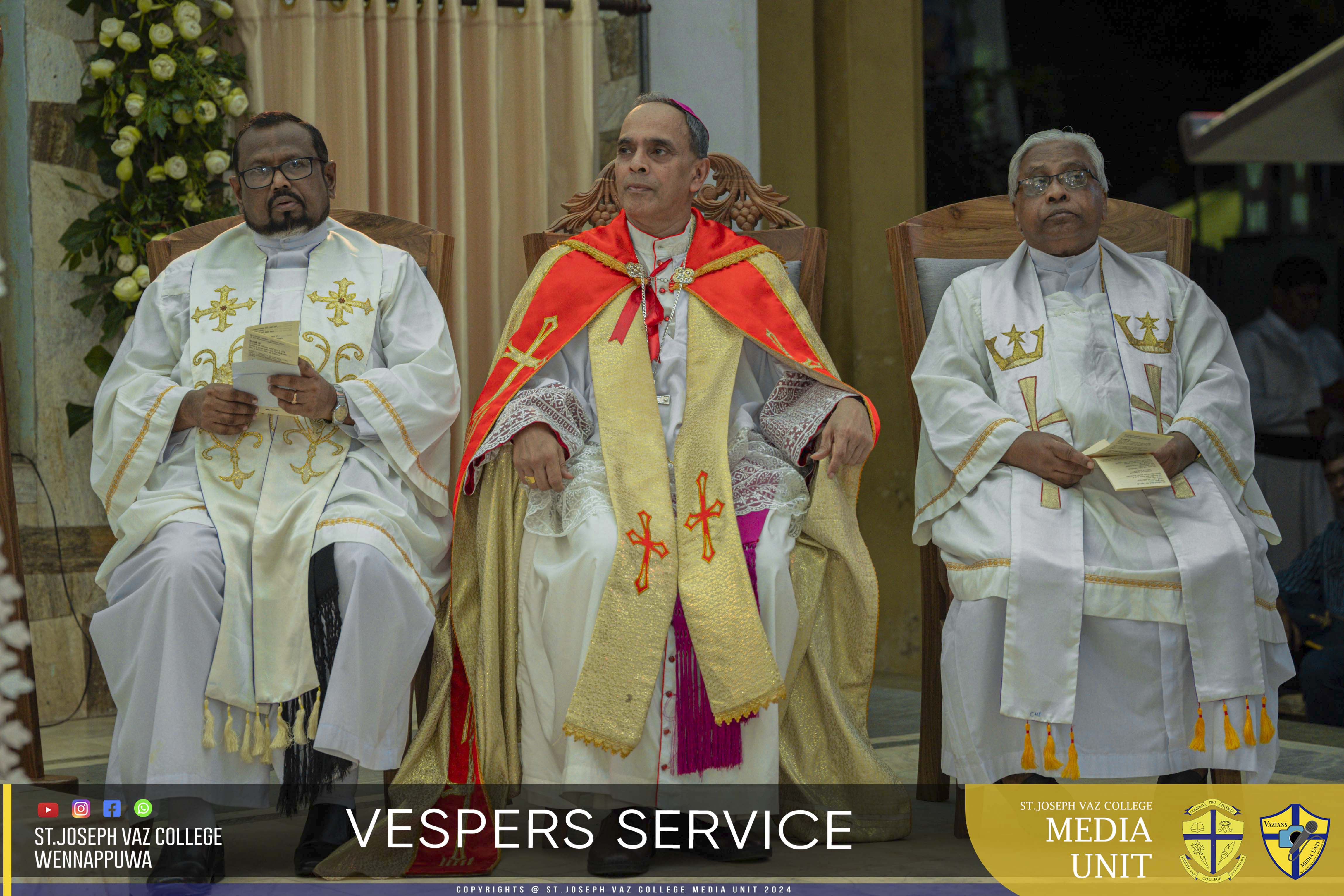 Vespers Service - Granite Jubilee Fiesta - St. Joseph Vaz College - Wennappuwa - Sri Lanka