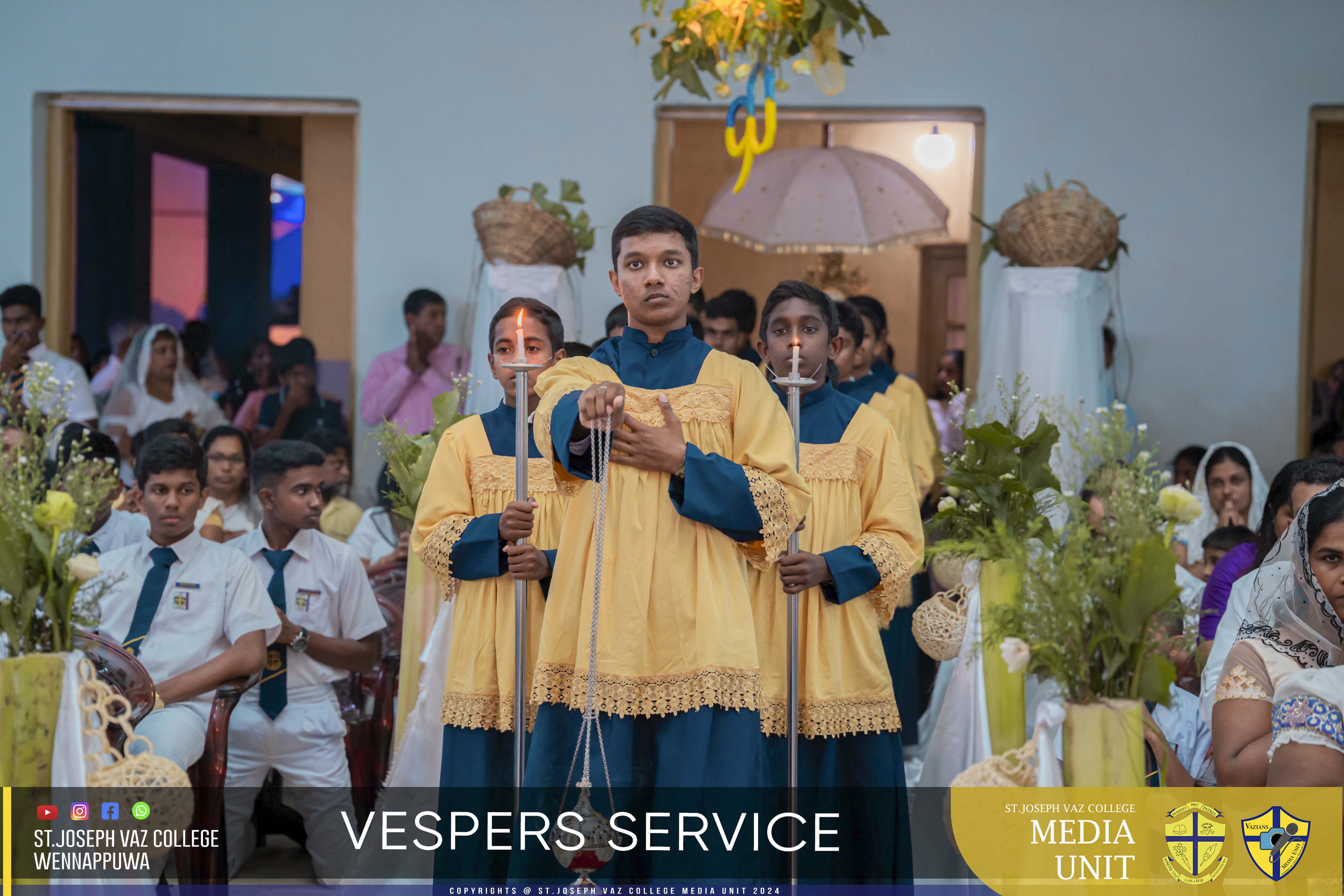 Vespers Service - Granite Jubilee Fiesta - St. Joseph Vaz College - Wennappuwa - Sri Lanka