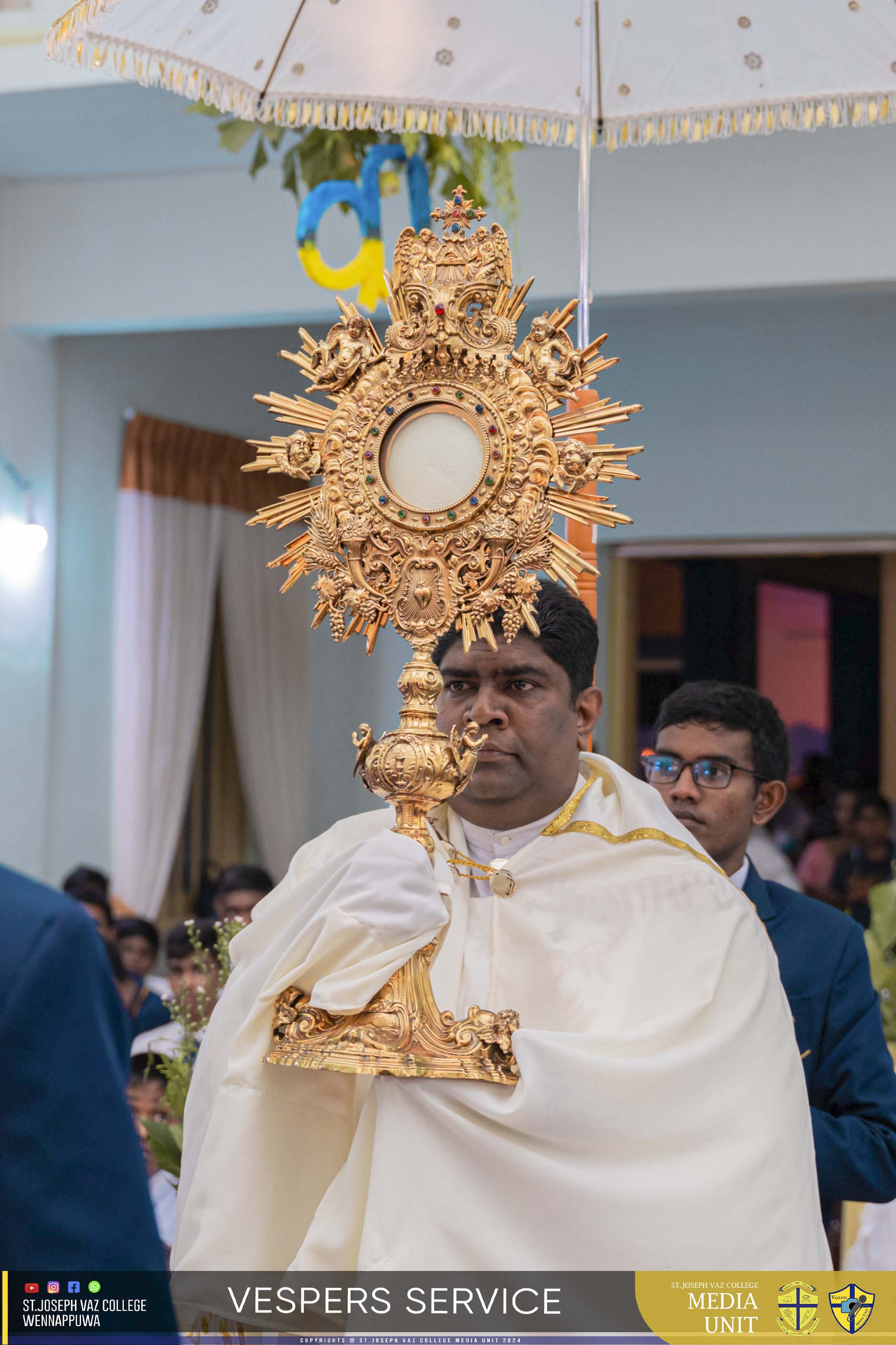 Vespers Service - Granite Jubilee Fiesta - St. Joseph Vaz College - Wennappuwa - Sri Lanka