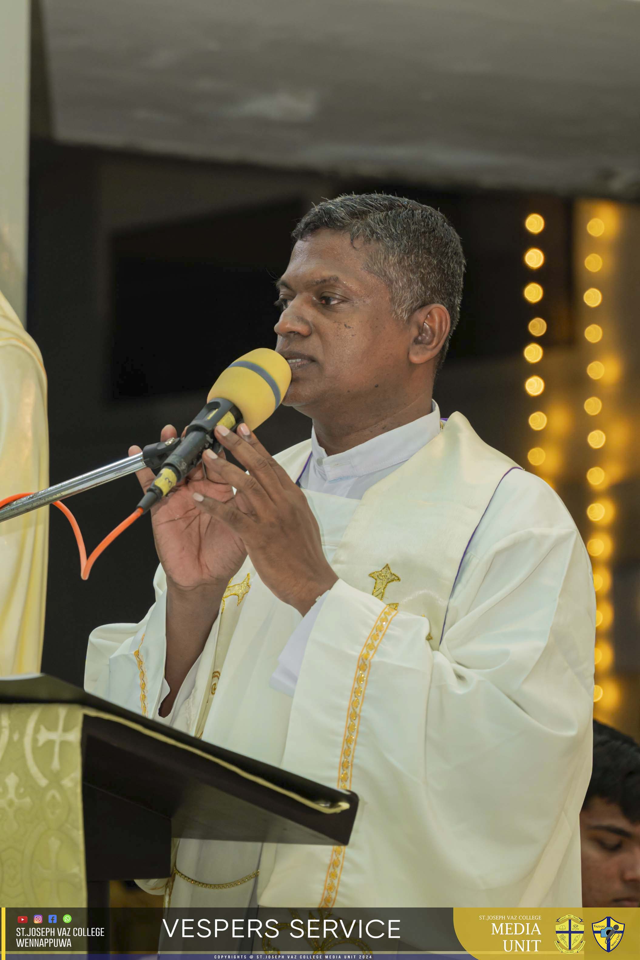 Vespers Service - Granite Jubilee Fiesta - St. Joseph Vaz College - Wennappuwa - Sri Lanka