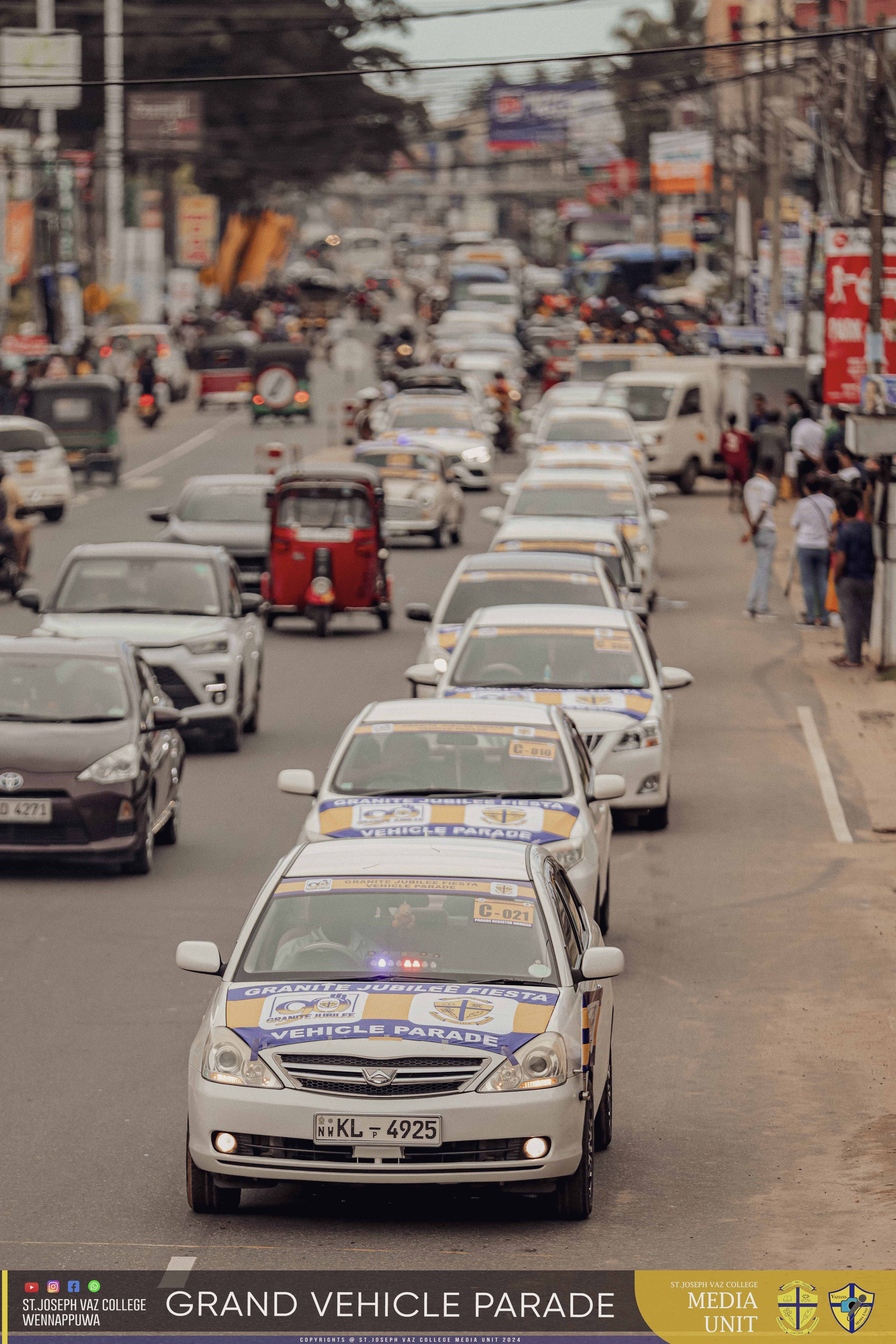 Grand Vehicle Parade - Granite Jubilee Fiesta - St. Joseph Vaz College - Wennappuwa - Sri Lanka