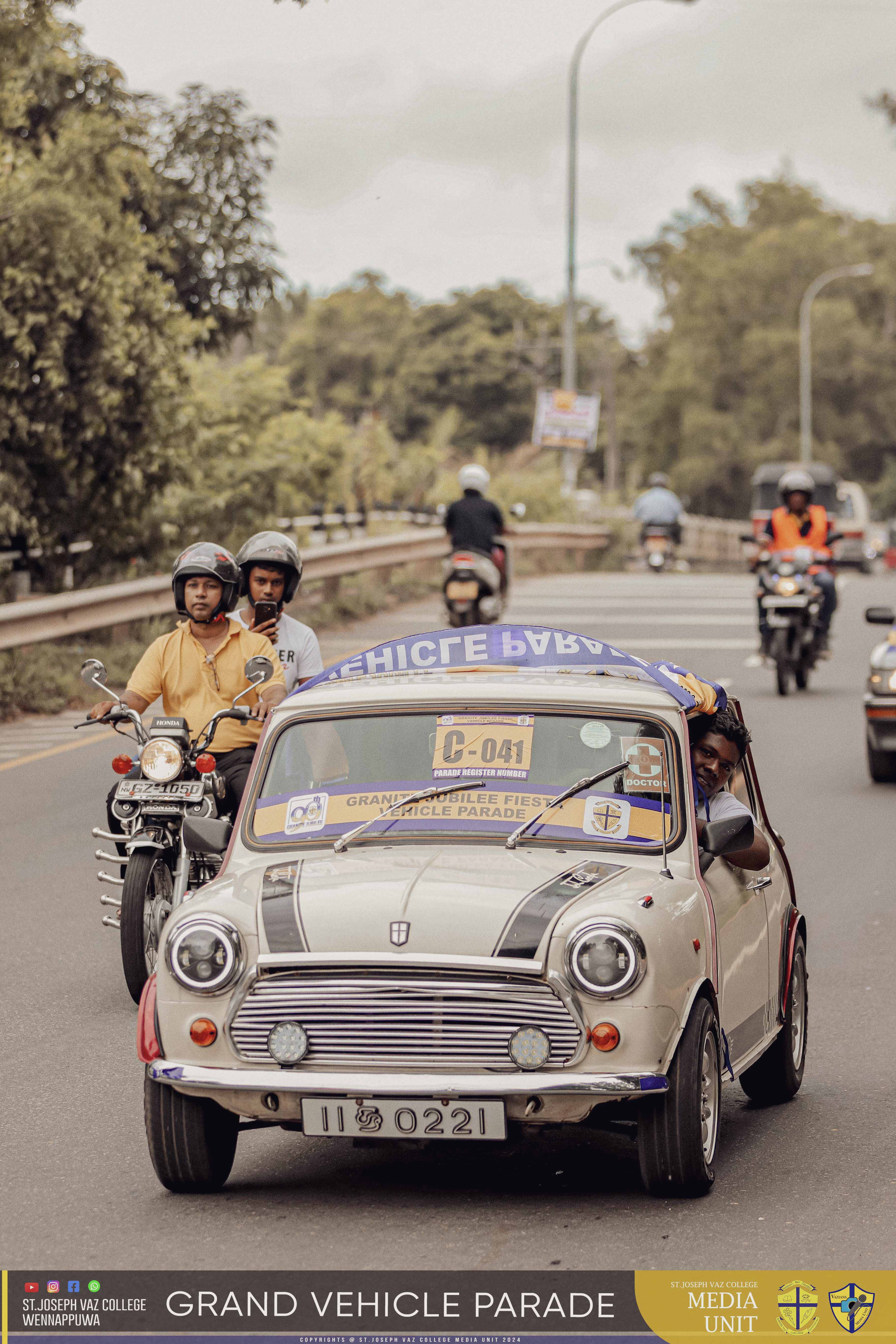 Grand Vehicle Parade - Granite Jubilee Fiesta - St. Joseph Vaz College - Wennappuwa - Sri Lanka