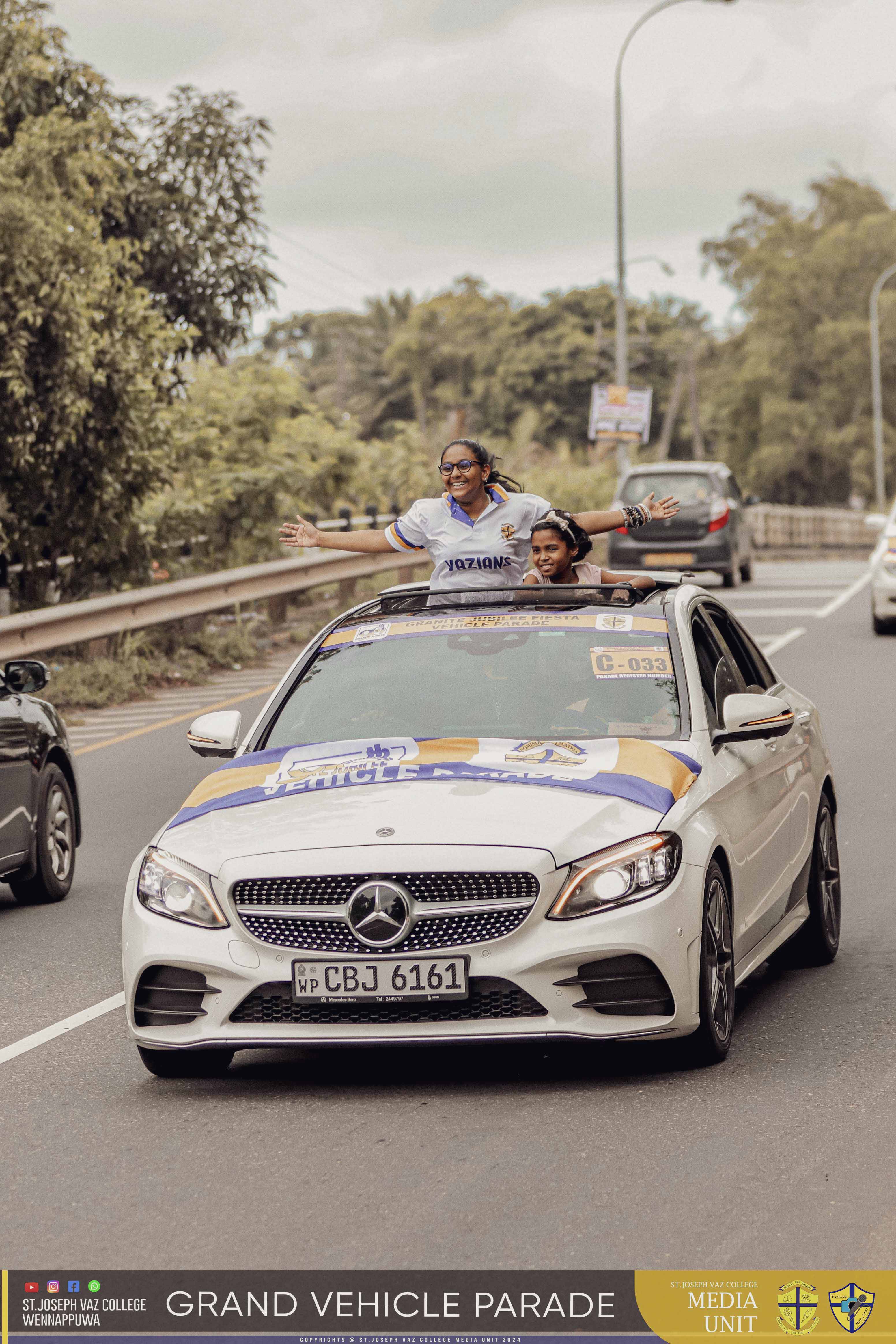 Grand Vehicle Parade - Granite Jubilee Fiesta - St. Joseph Vaz College - Wennappuwa - Sri Lanka