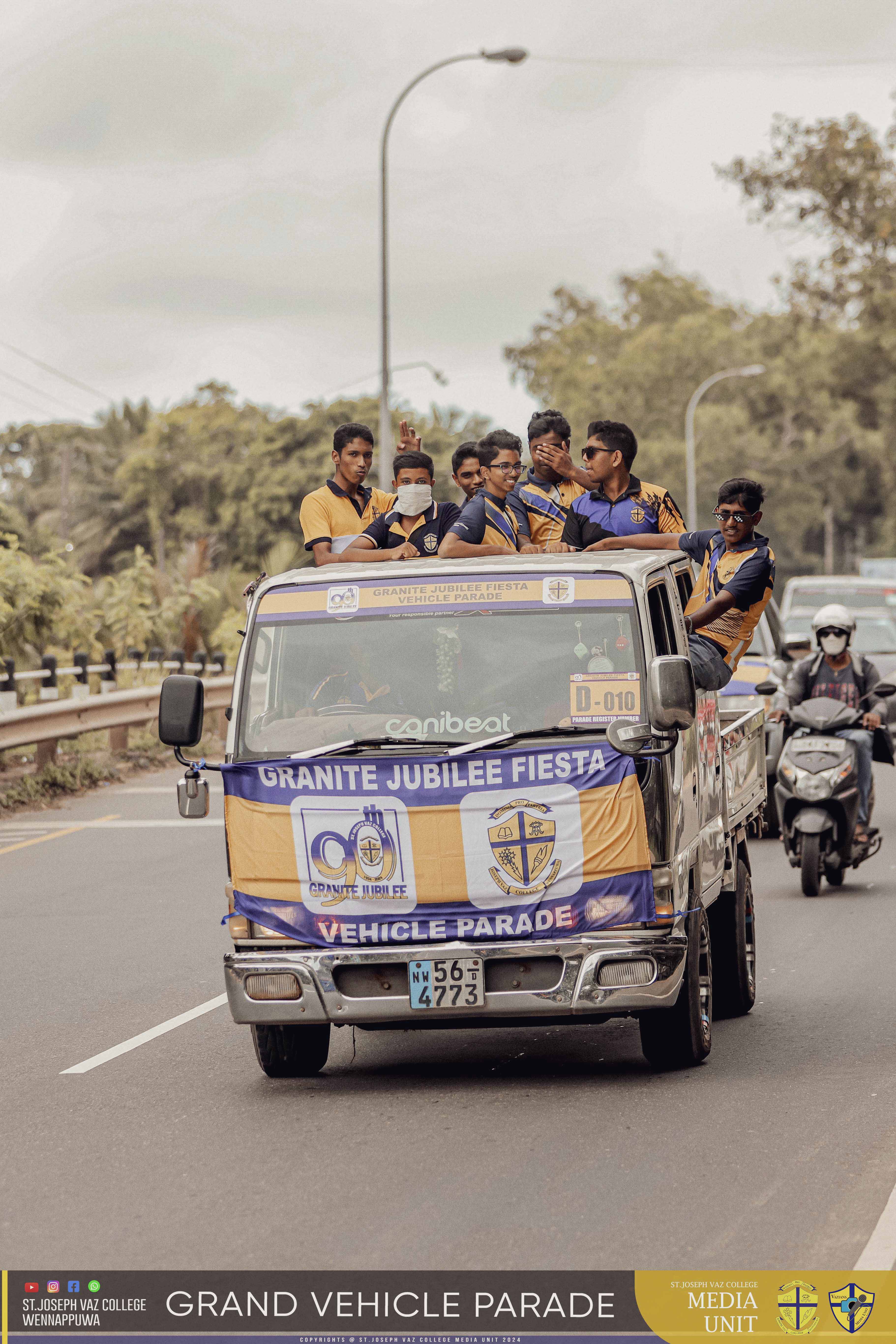 Grand Vehicle Parade - Granite Jubilee Fiesta - St. Joseph Vaz College - Wennappuwa - Sri Lanka