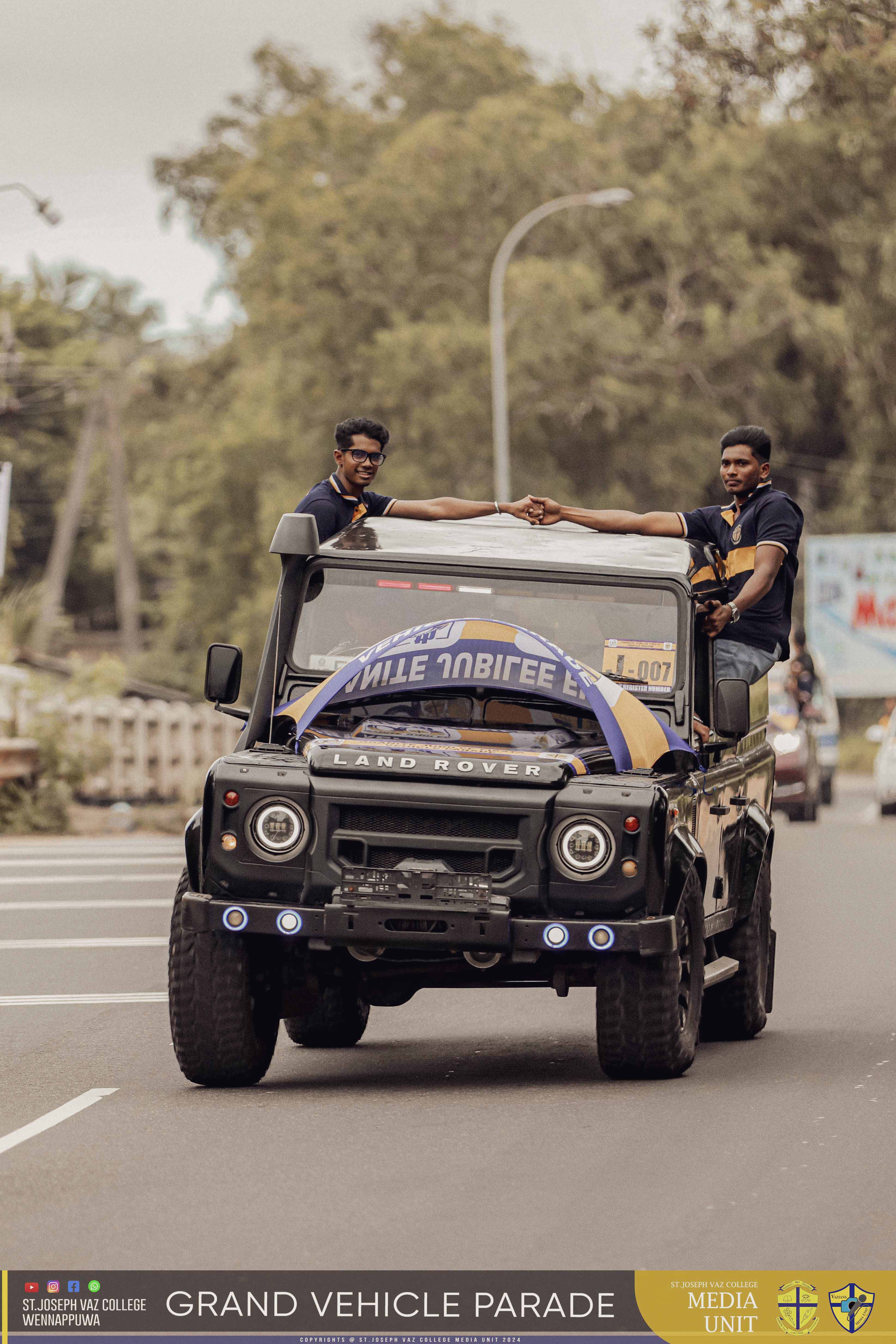 Grand Vehicle Parade - Granite Jubilee Fiesta - St. Joseph Vaz College - Wennappuwa - Sri Lanka