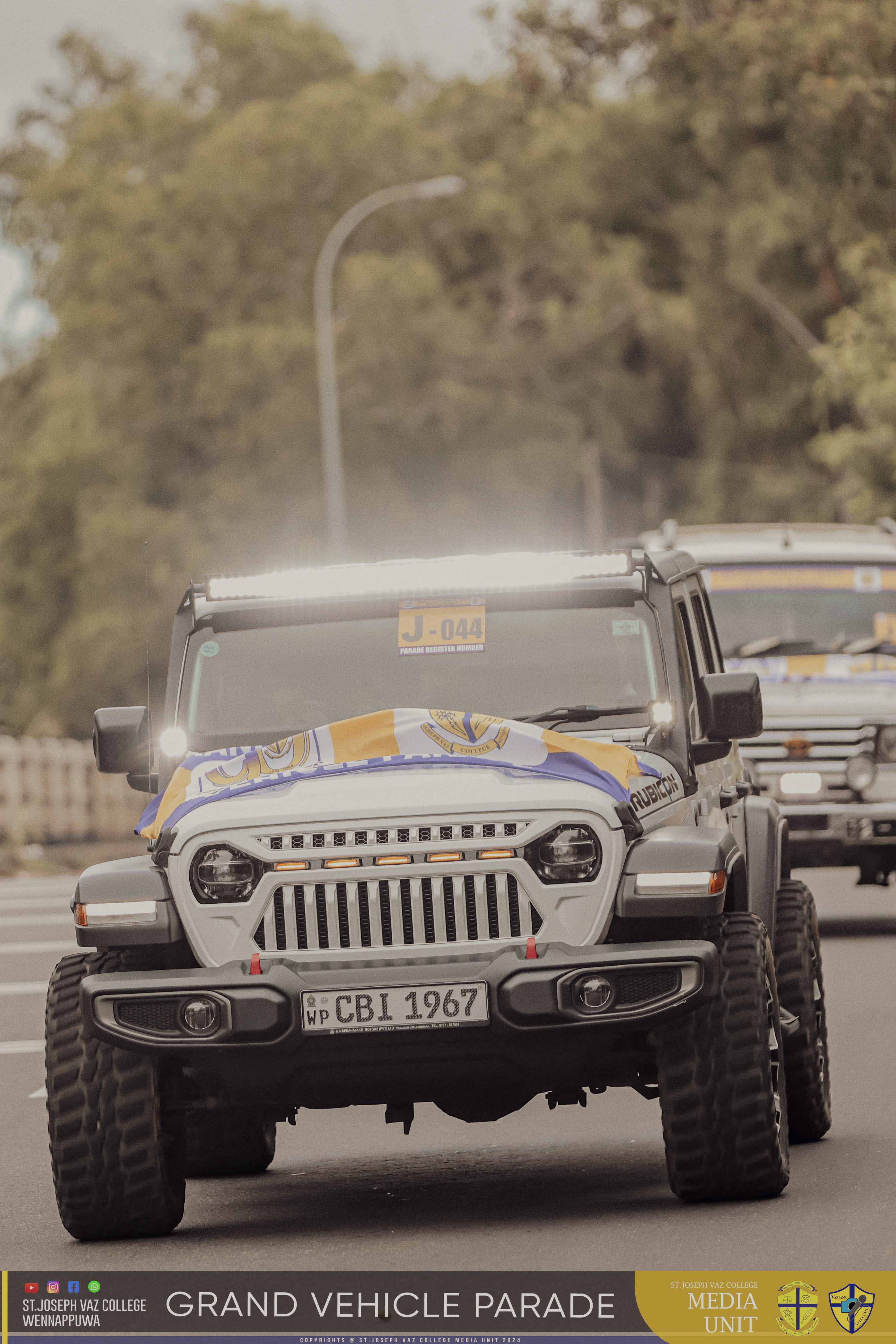 Grand Vehicle Parade - Granite Jubilee Fiesta - St. Joseph Vaz College - Wennappuwa - Sri Lanka