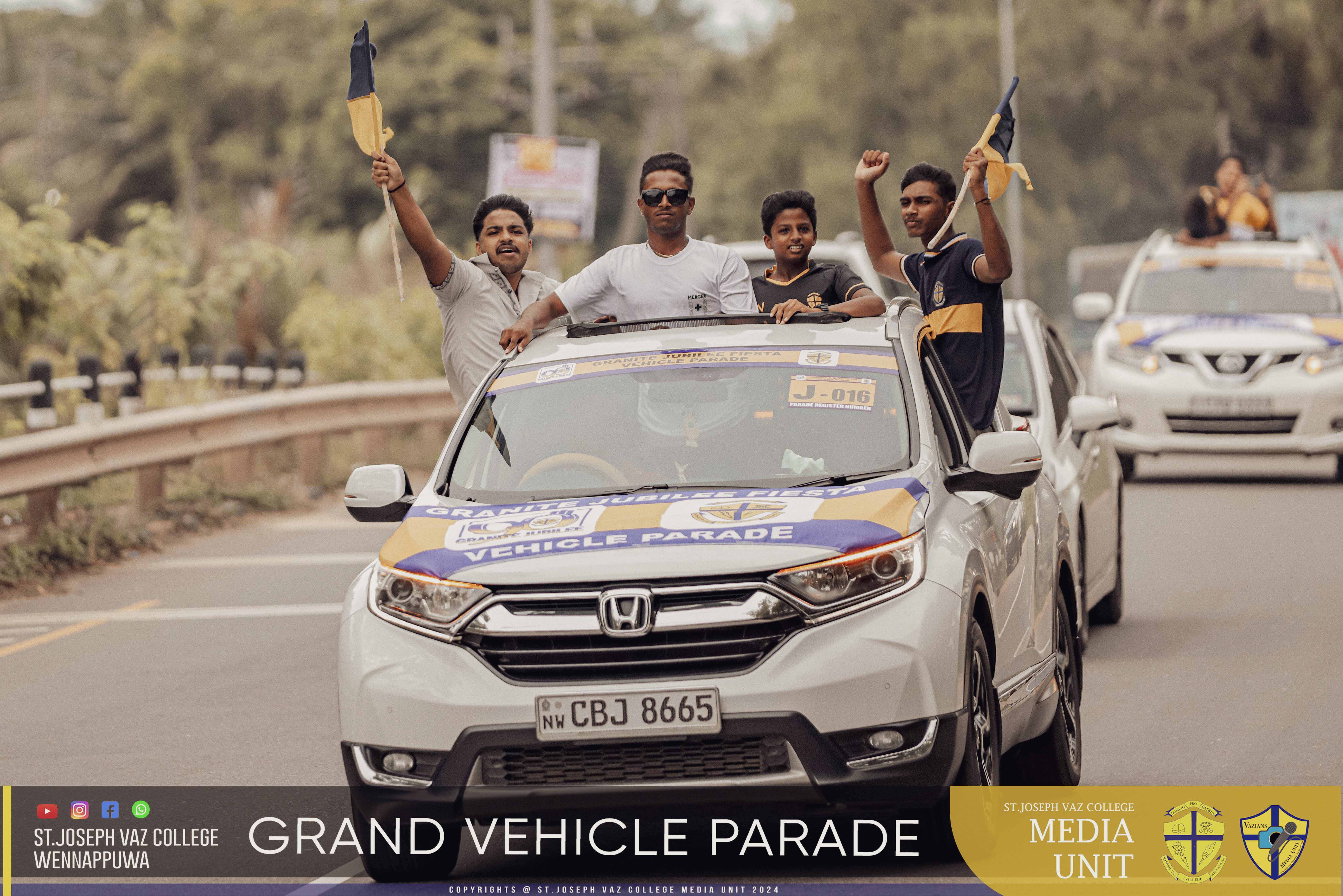 Grand Vehicle Parade - Granite Jubilee Fiesta - St. Joseph Vaz College - Wennappuwa - Sri Lanka