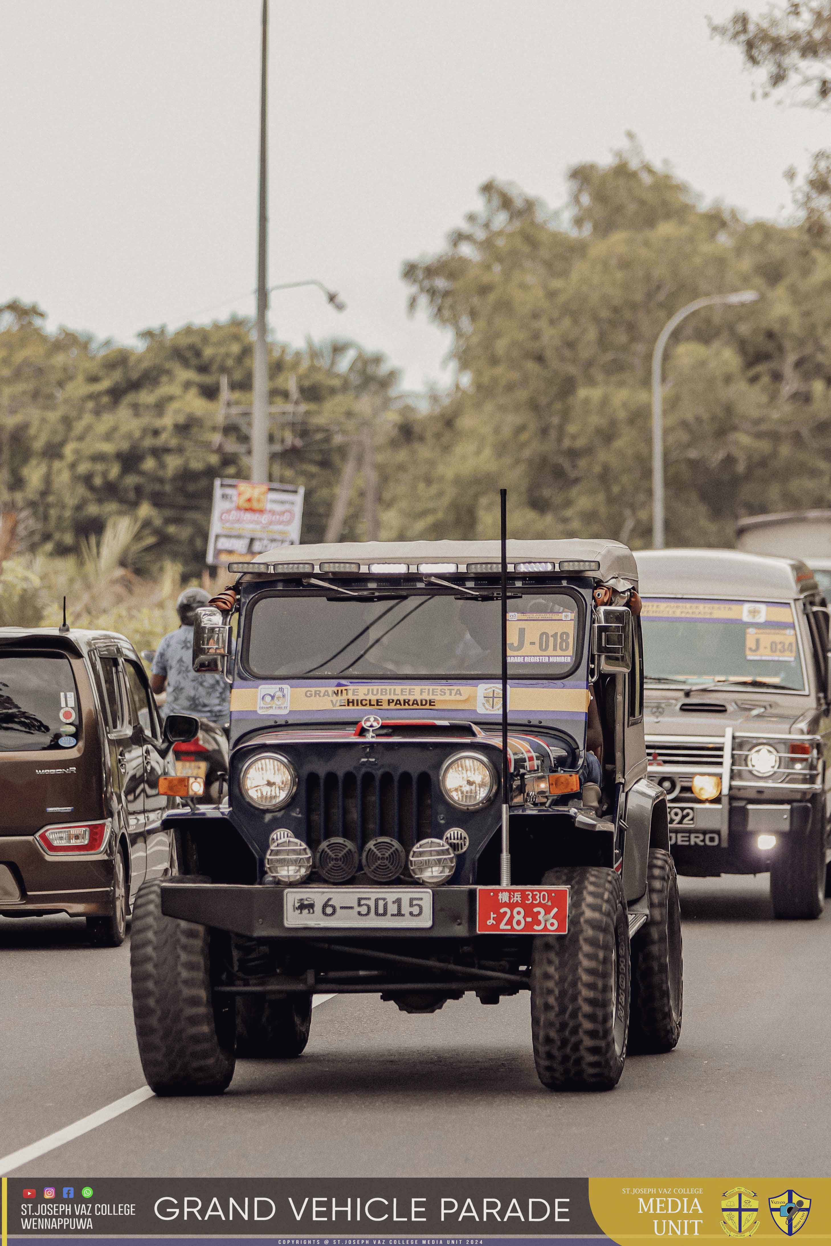 Grand Vehicle Parade - Granite Jubilee Fiesta - St. Joseph Vaz College - Wennappuwa - Sri Lanka