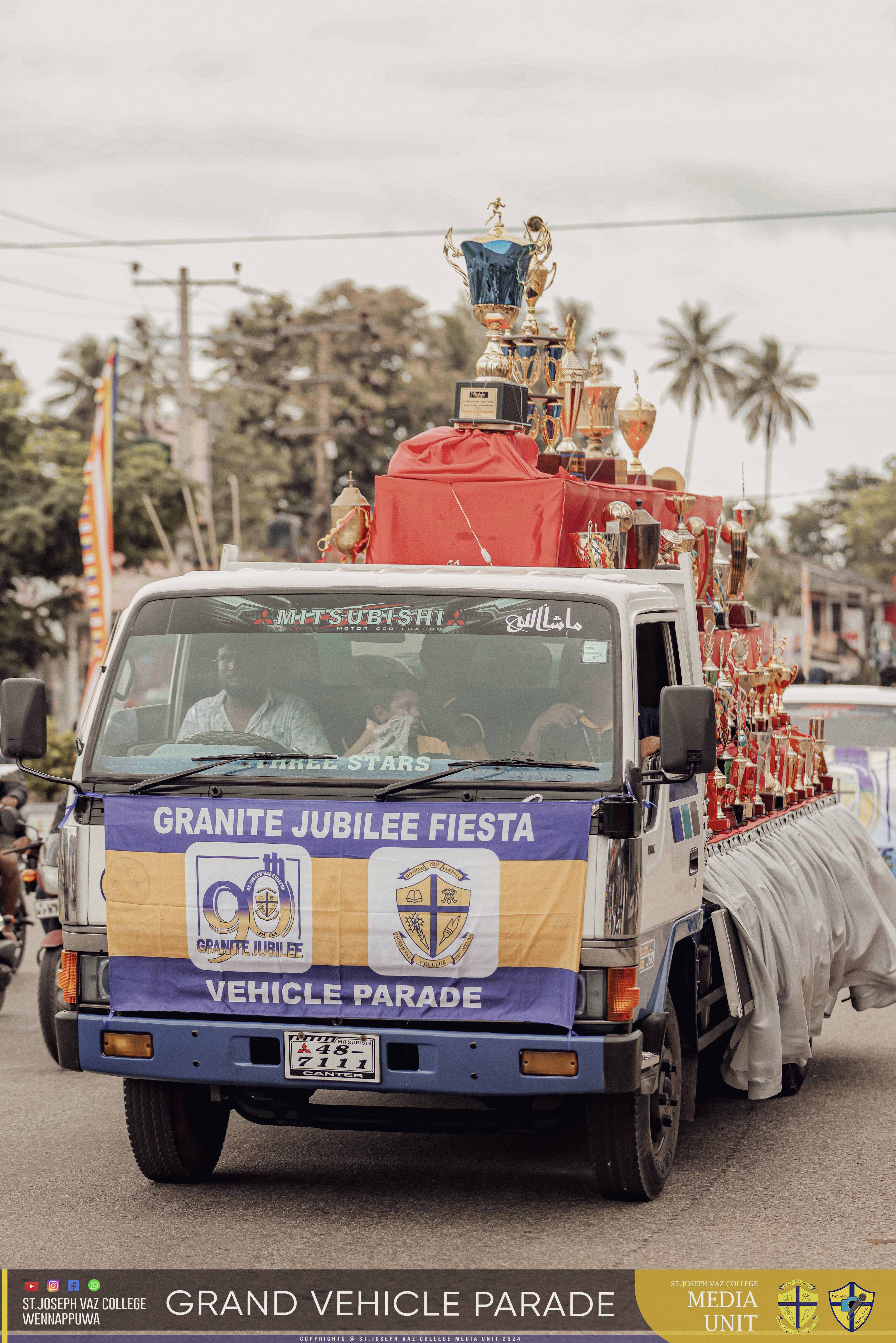 Grand Vehicle Parade - Granite Jubilee Fiesta - St. Joseph Vaz College - Wennappuwa - Sri Lanka