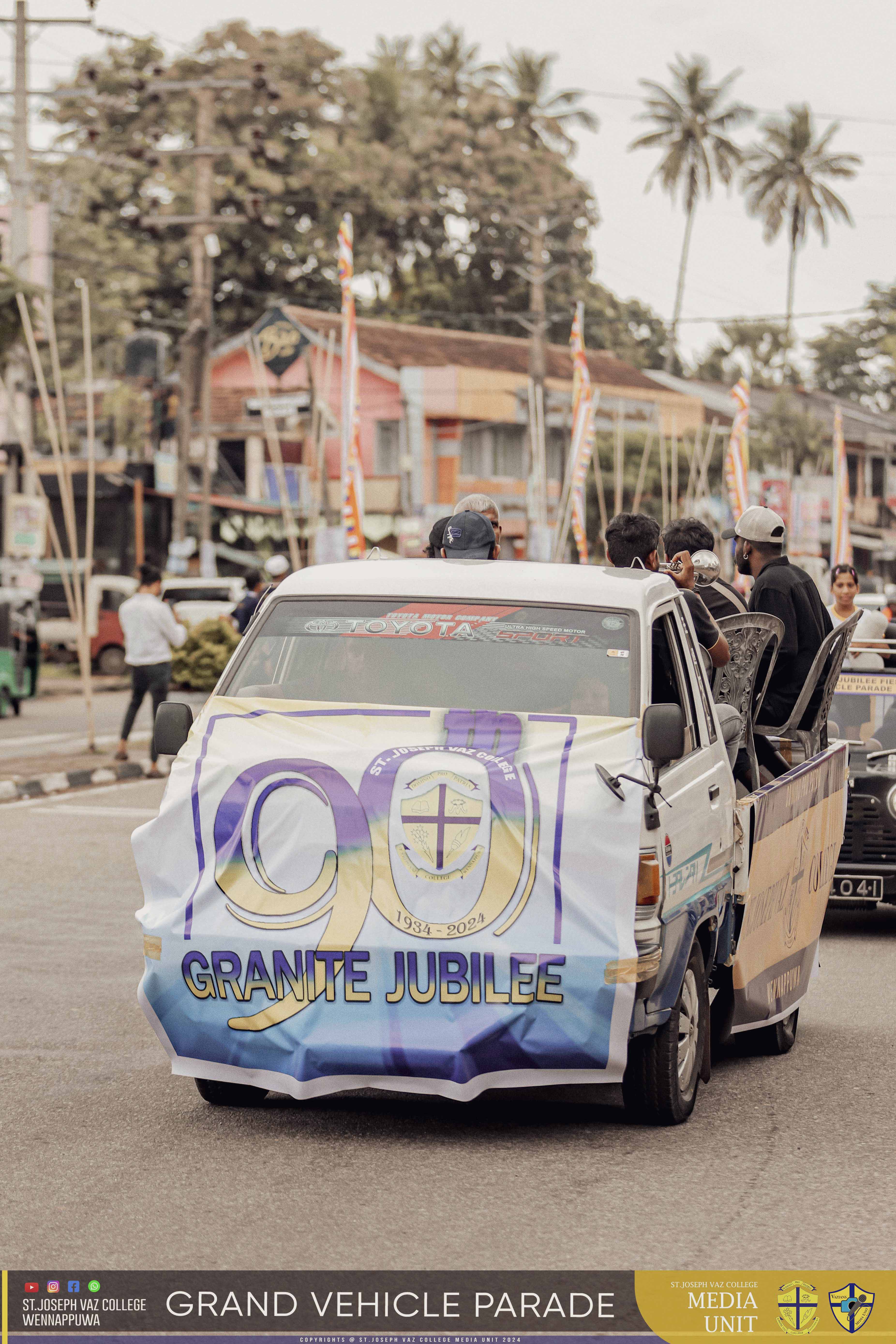 Grand Vehicle Parade - Granite Jubilee Fiesta - St. Joseph Vaz College - Wennappuwa - Sri Lanka