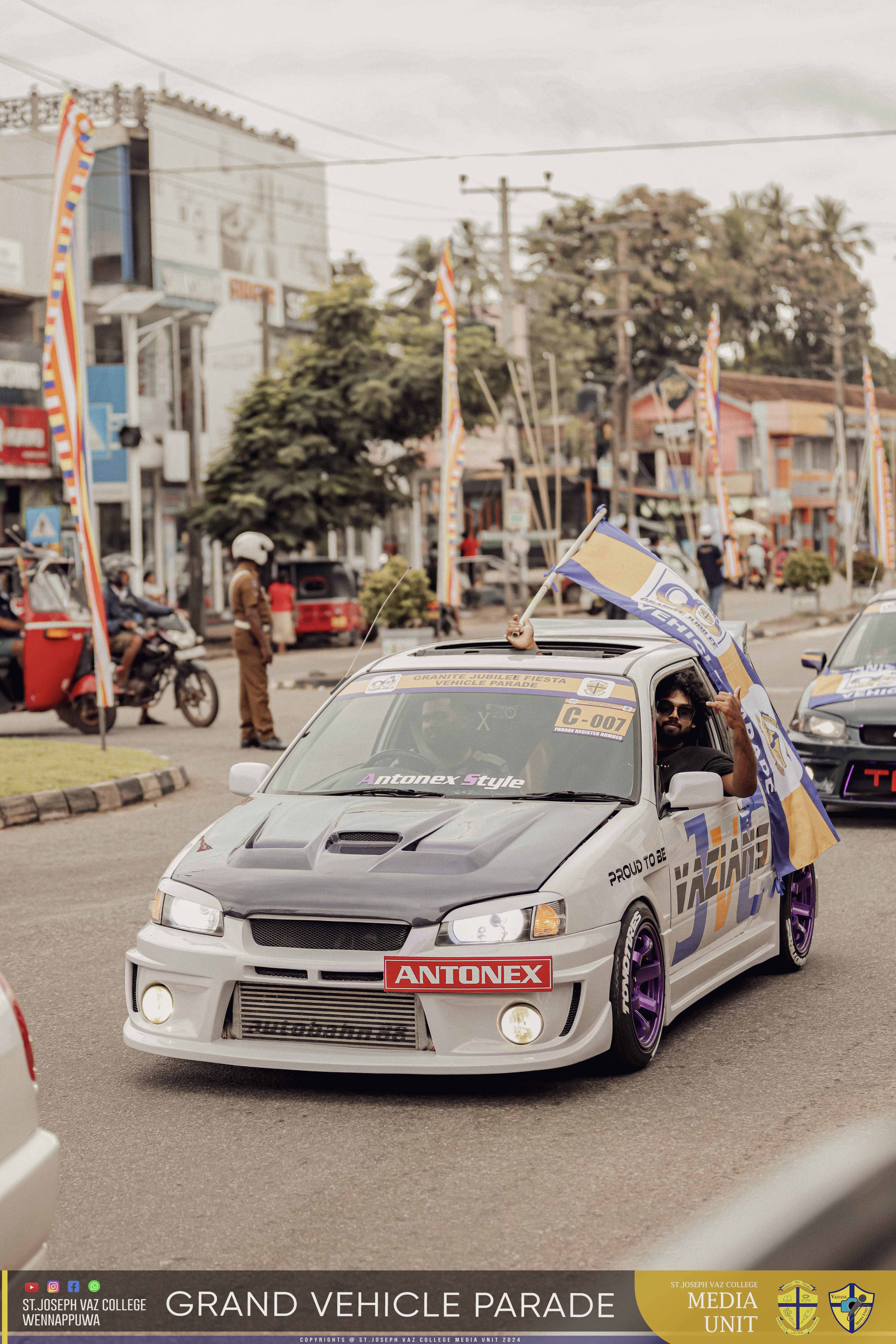 Grand Vehicle Parade - Granite Jubilee Fiesta - St. Joseph Vaz College - Wennappuwa - Sri Lanka