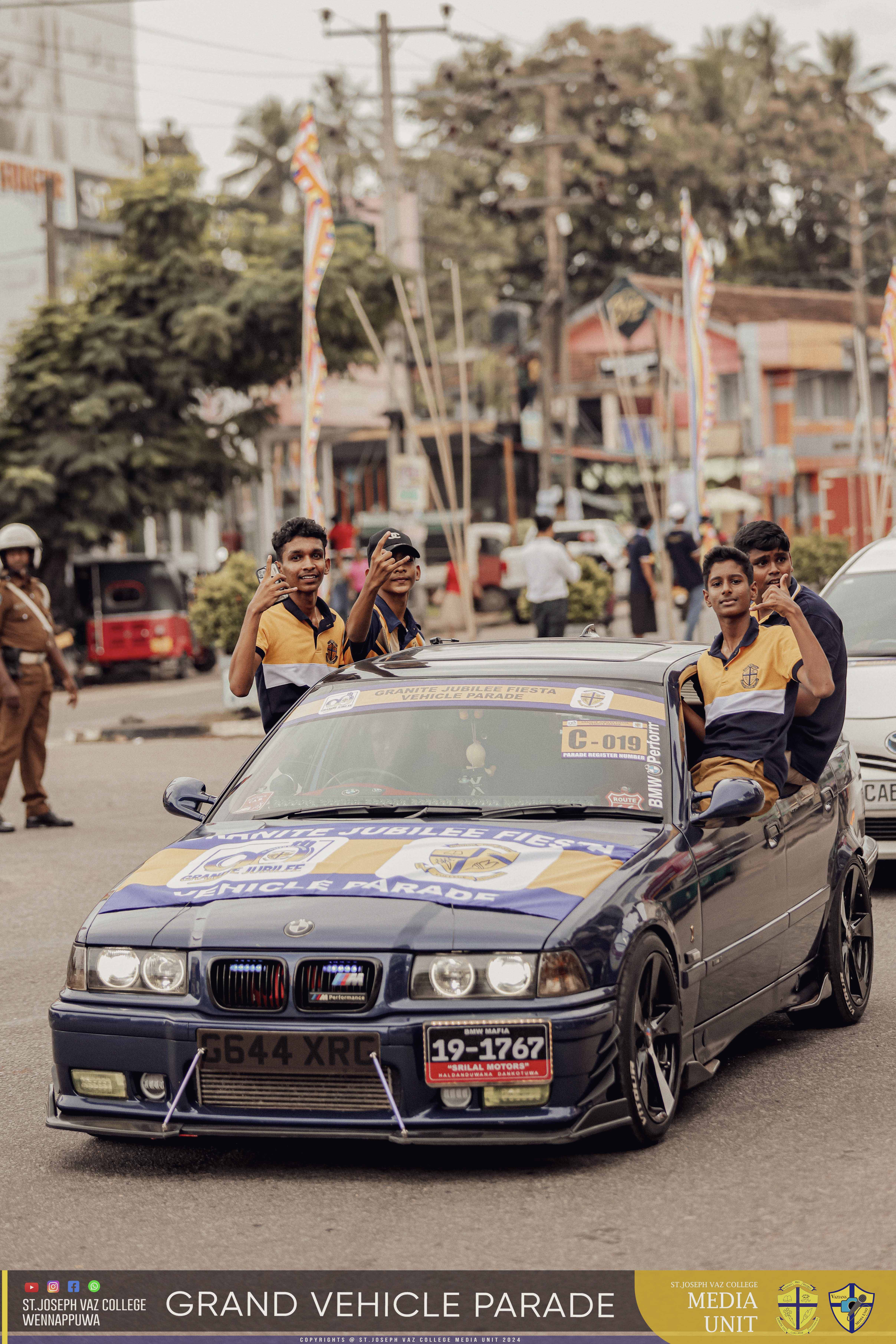 Grand Vehicle Parade - Granite Jubilee Fiesta - St. Joseph Vaz College - Wennappuwa - Sri Lanka