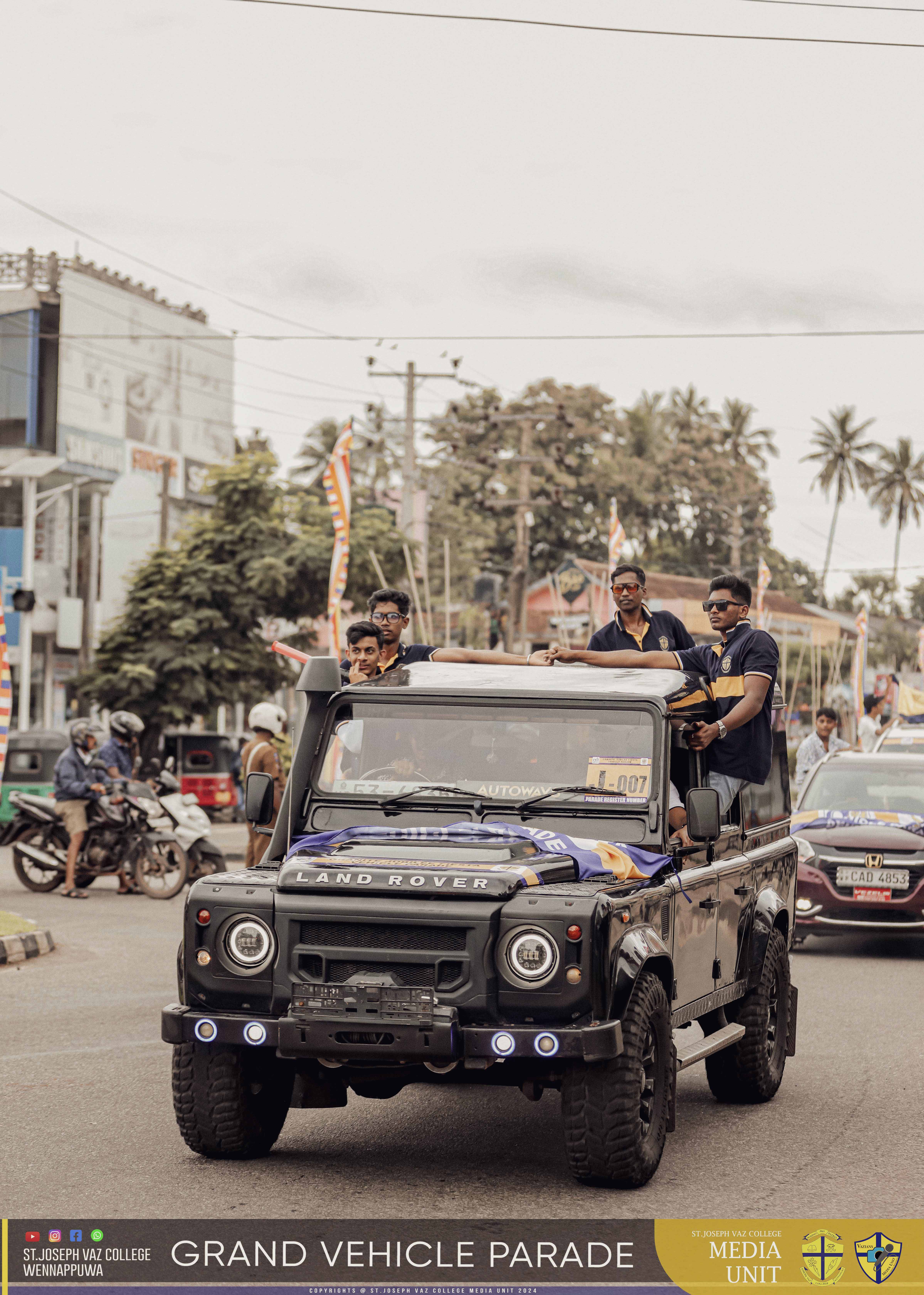 Grand Vehicle Parade - Granite Jubilee Fiesta - St. Joseph Vaz College - Wennappuwa - Sri Lanka